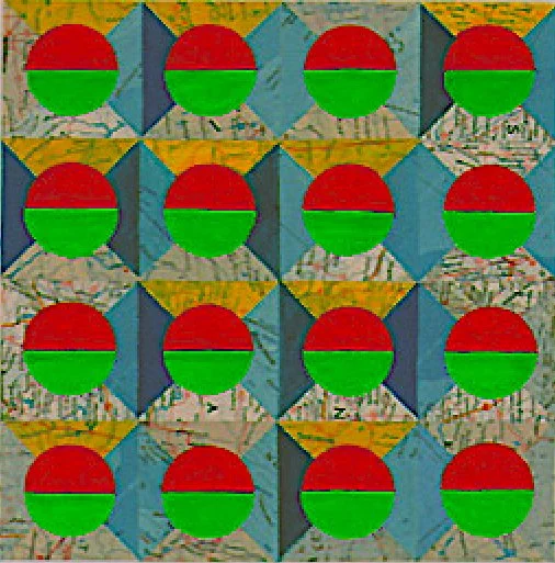 Trip to USA III (Mixed Media/gouache on paper - 20cm x 20cm x 002 cm - EUR 3'500 - Switzerland) Youri Messen-Jaschin