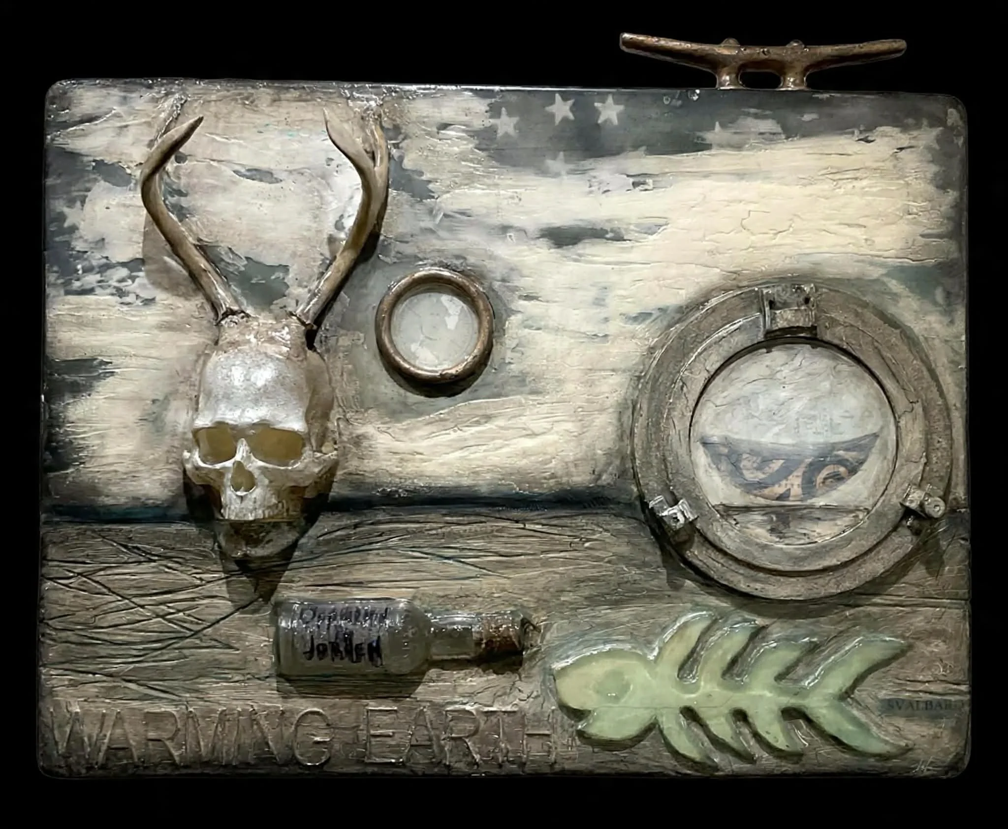 The Vala (Mixed Media - 24" x 32" x 3" - $7500 USD - USA) Steve Jensen