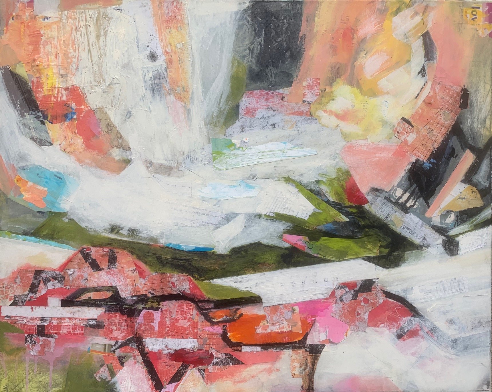 You Are Healed (Mixed Media - 24" x 30" x 0.75" - $2000 USD - USA) Brett Nickell