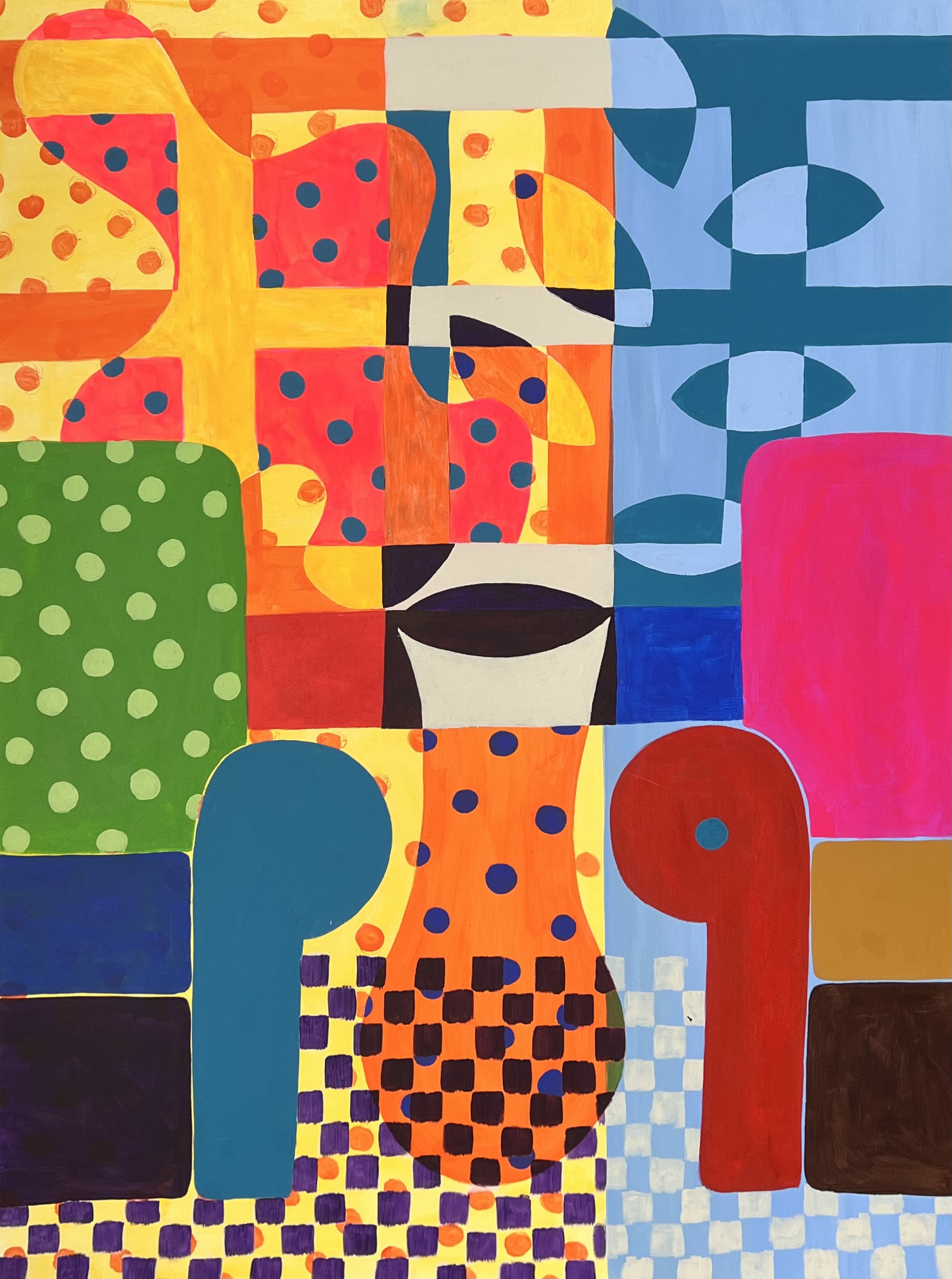 Armchairs (Painting - 49.25" x 37.25" x 2" - $275 CAD - Canada) Michaela Purcell
