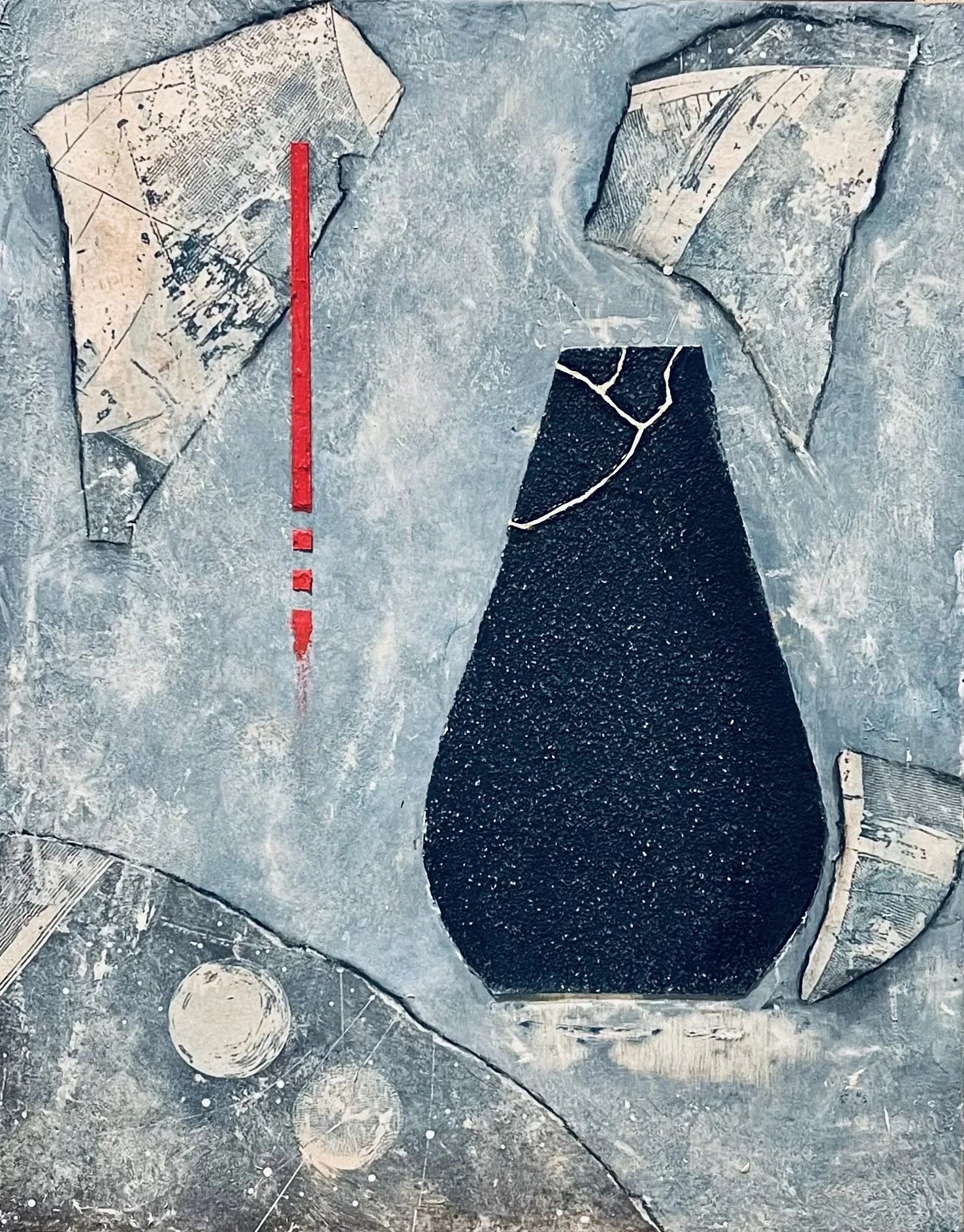 Perseverance (Mixed Media - 14" x 11" x 3/4" - $560 USD - USA) Johanna Lackner