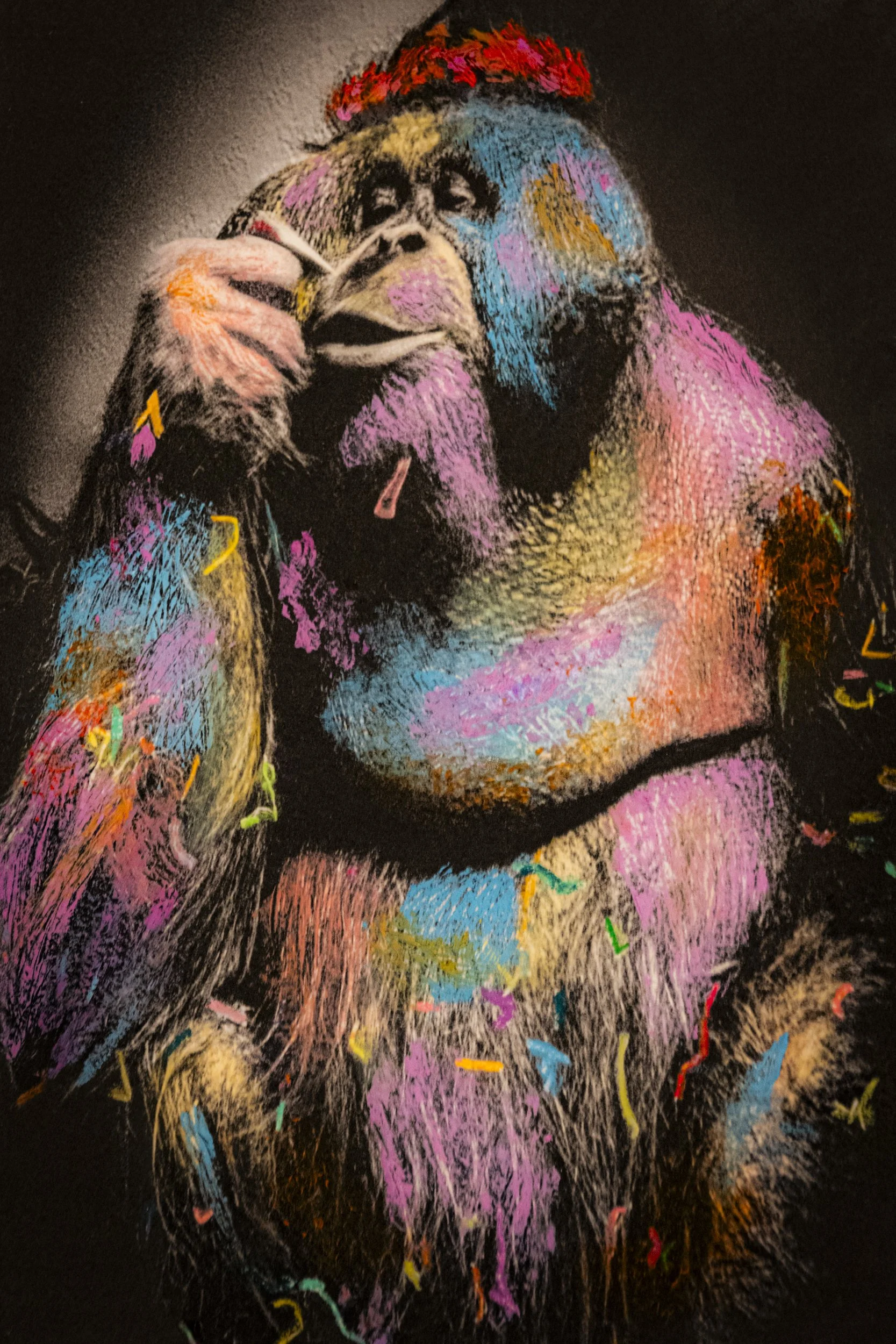 Snack Break (Mixed Media - 24 x 16 x .0625 Inches -Image Transfer on Metal - $695 USD - USA) - Kylo-Patrick Hart