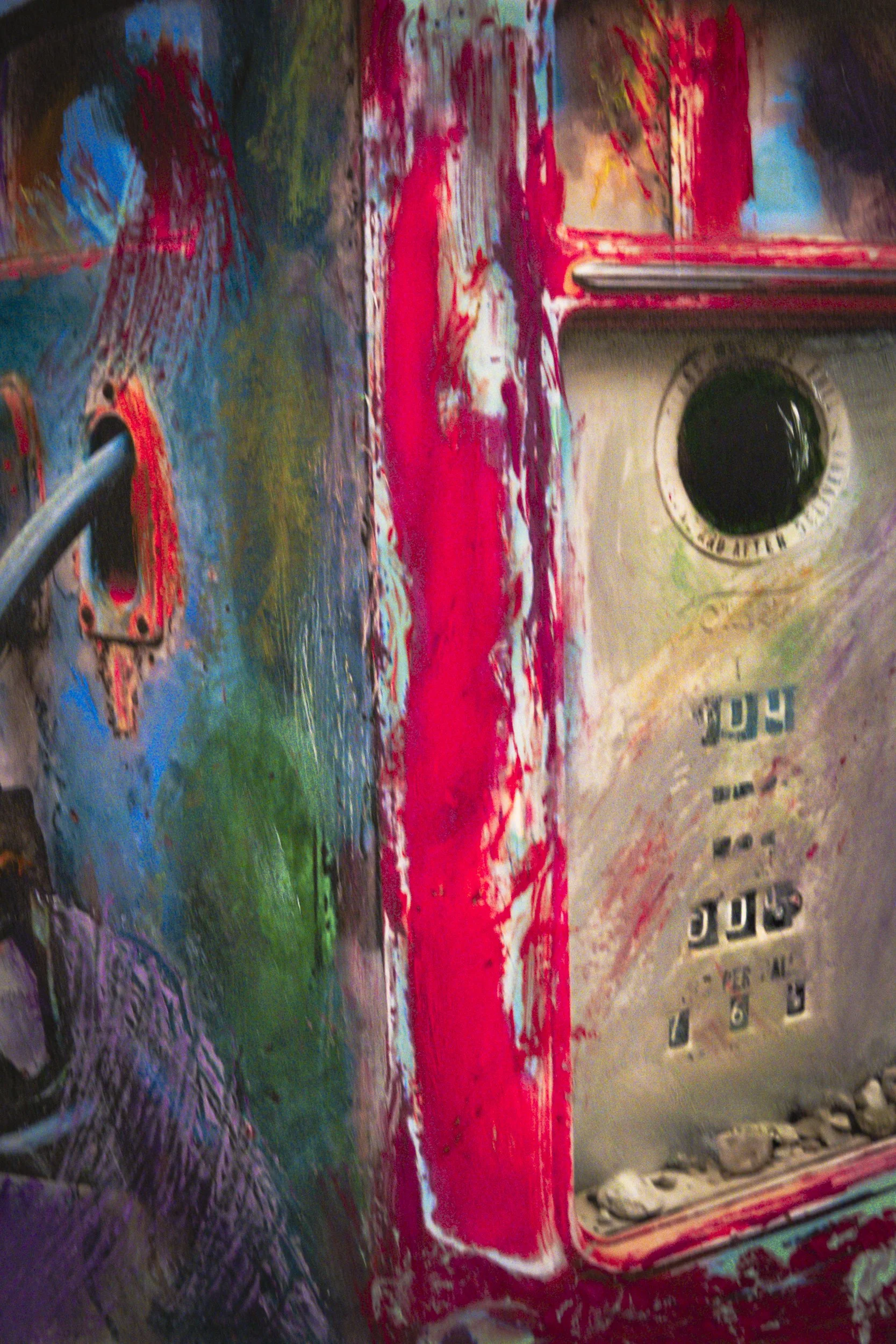 Pump (Mixed Media - 24 x 16 x .0625 Inches -Image Transfer on Metal - $695 USD - USA) - Kylo-Patrick Hart