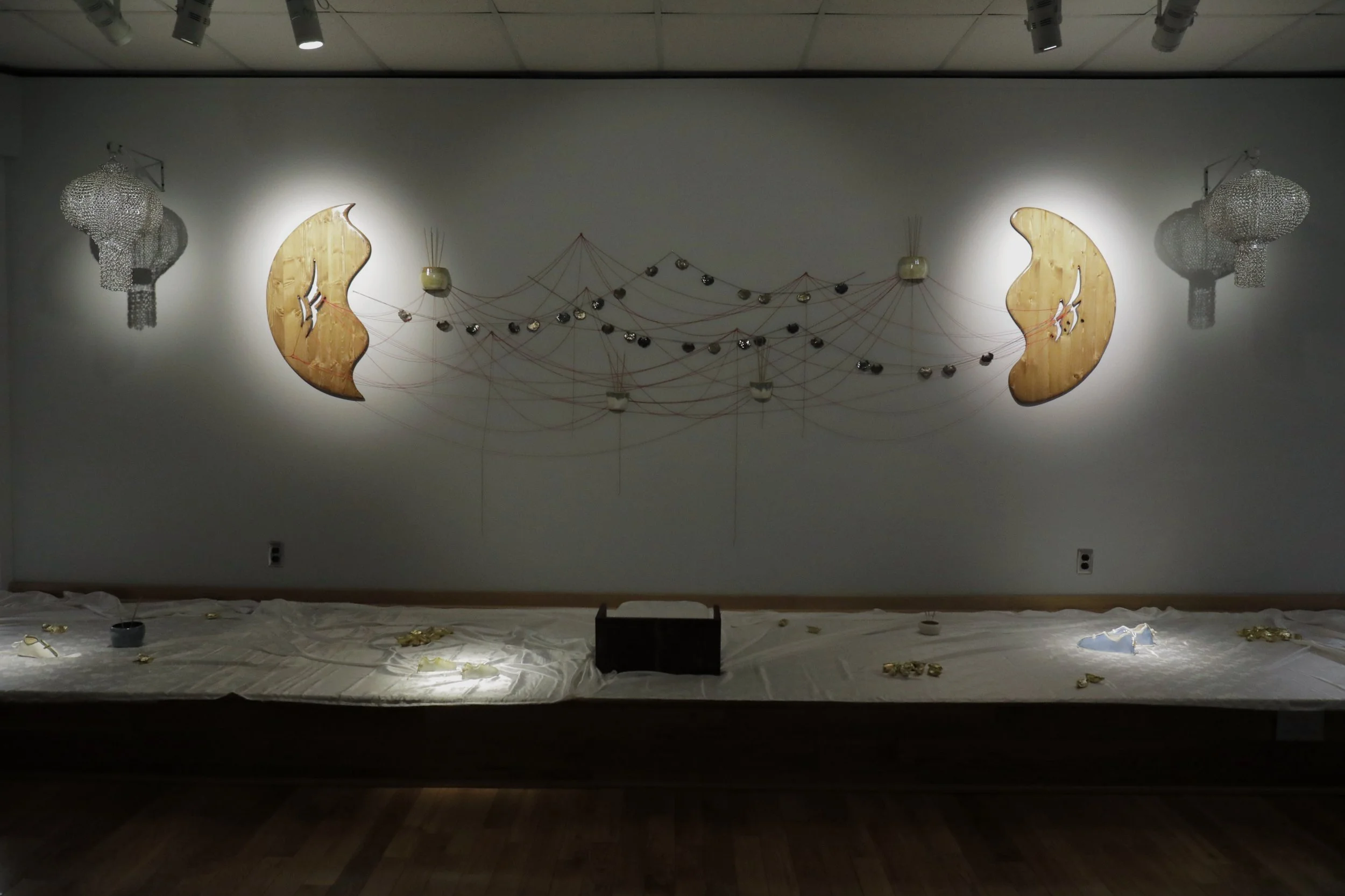 What Remains between Us (Mixed Media - 23ft long - USA) - Lingzhi Yuan