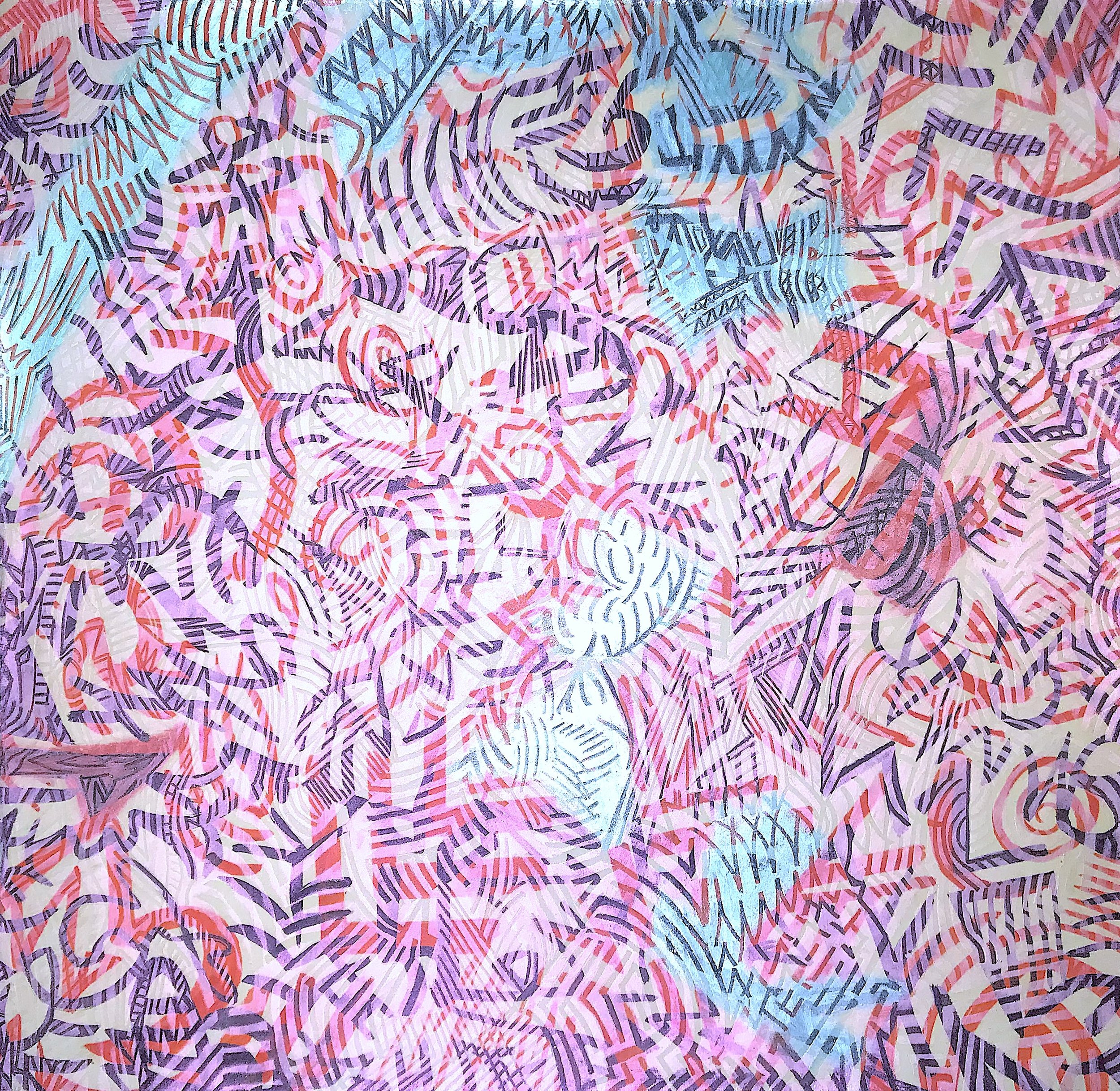 ELEVEN THOUSAND 2 HUNDRED & 86 (Unique Medium - 11" x 11.25" - $300 USD - USA) Lili White