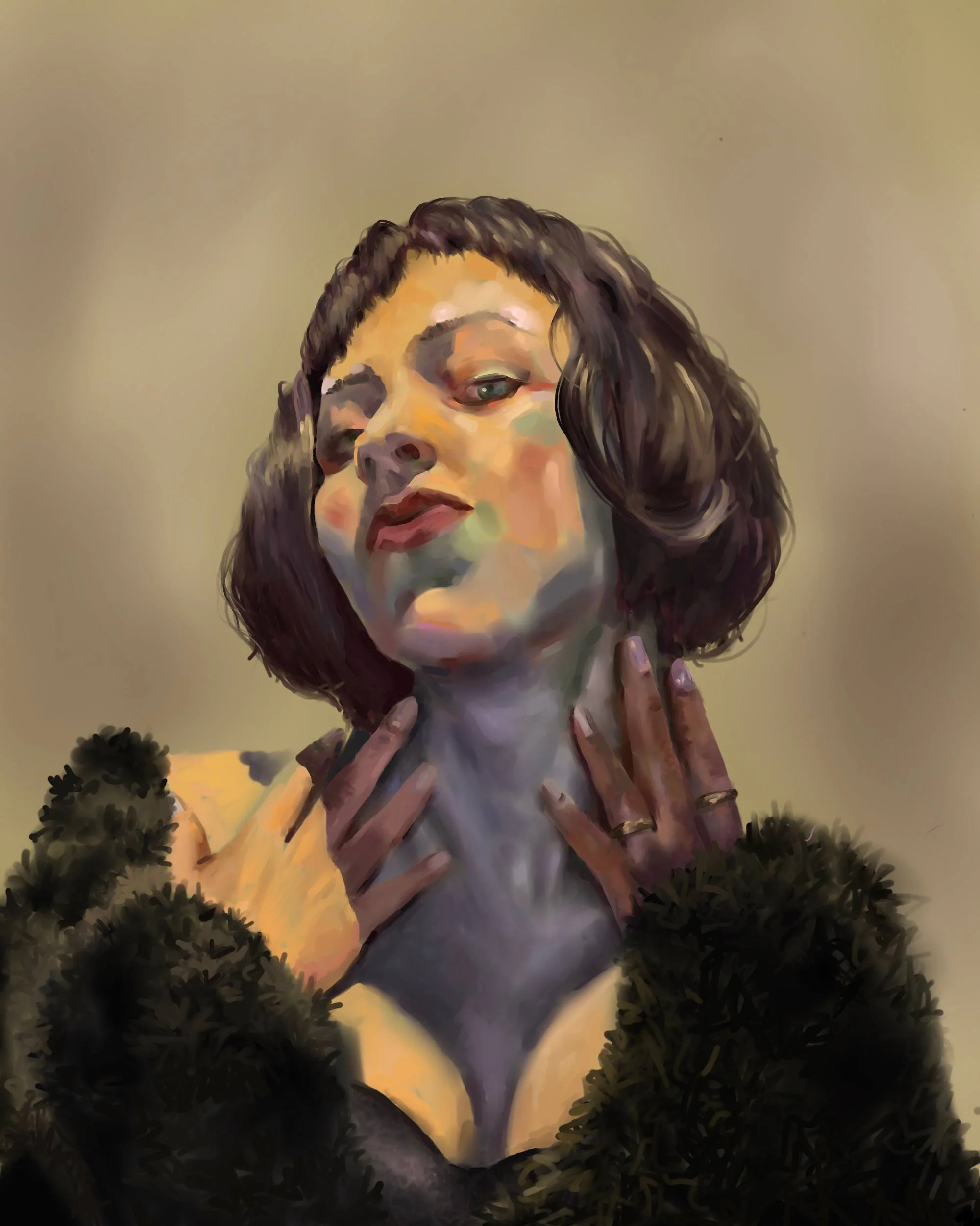 Velvet Authority (Digital Art - 5" x 6.5" - £2,000 - UK) Pooyan Dalir
