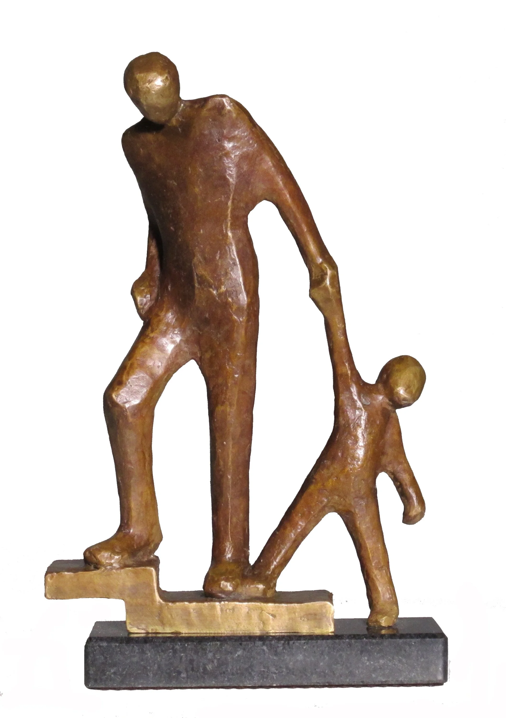 Let's go (Sculpture - $2500 - 9.5" x 6.5" x 2") - Bozena Happach