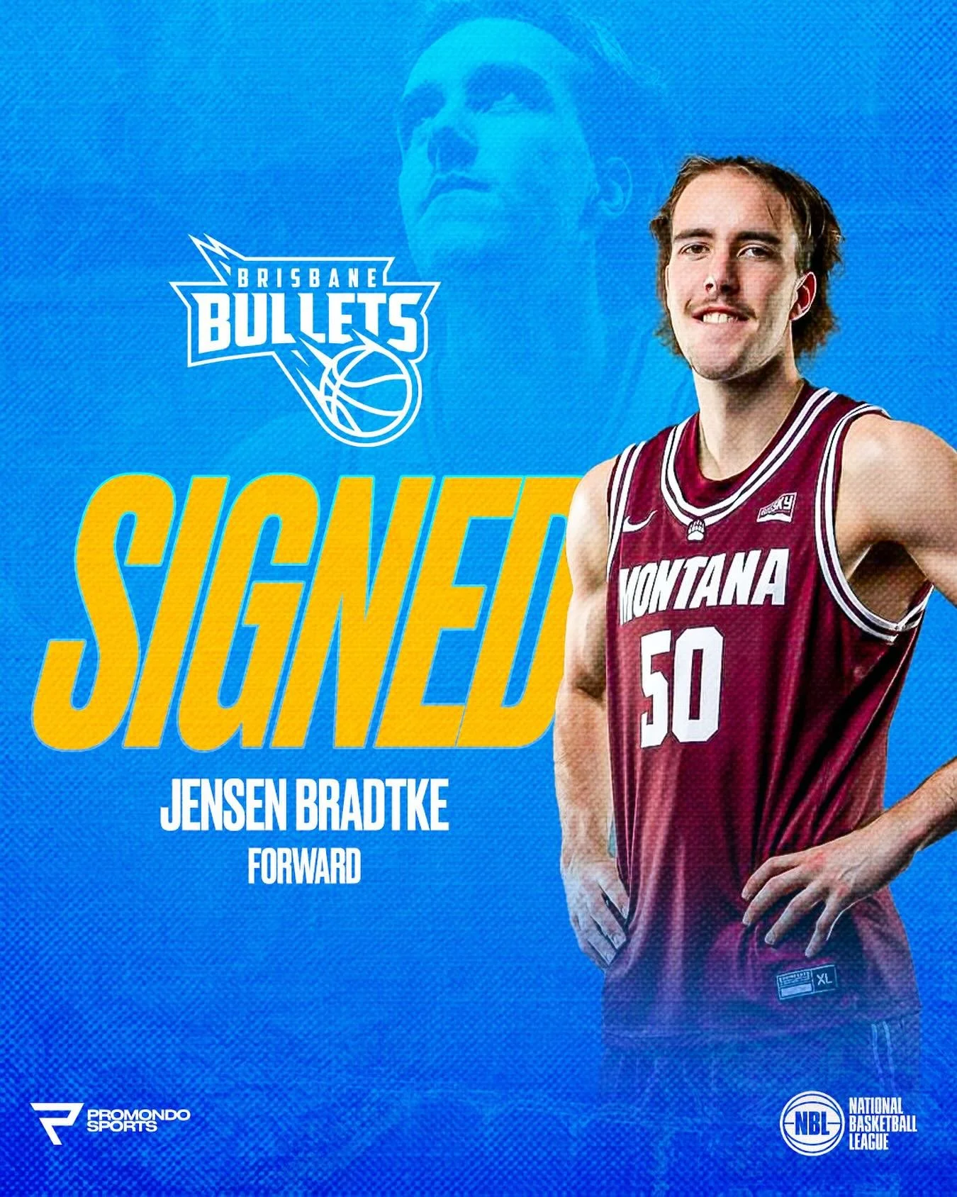 Congrats to Jensen signing with Brisbane Bullets for NBL 25/26 season. 
.
.
.
.
#nbl26 #basketball #rivercity #brisbane