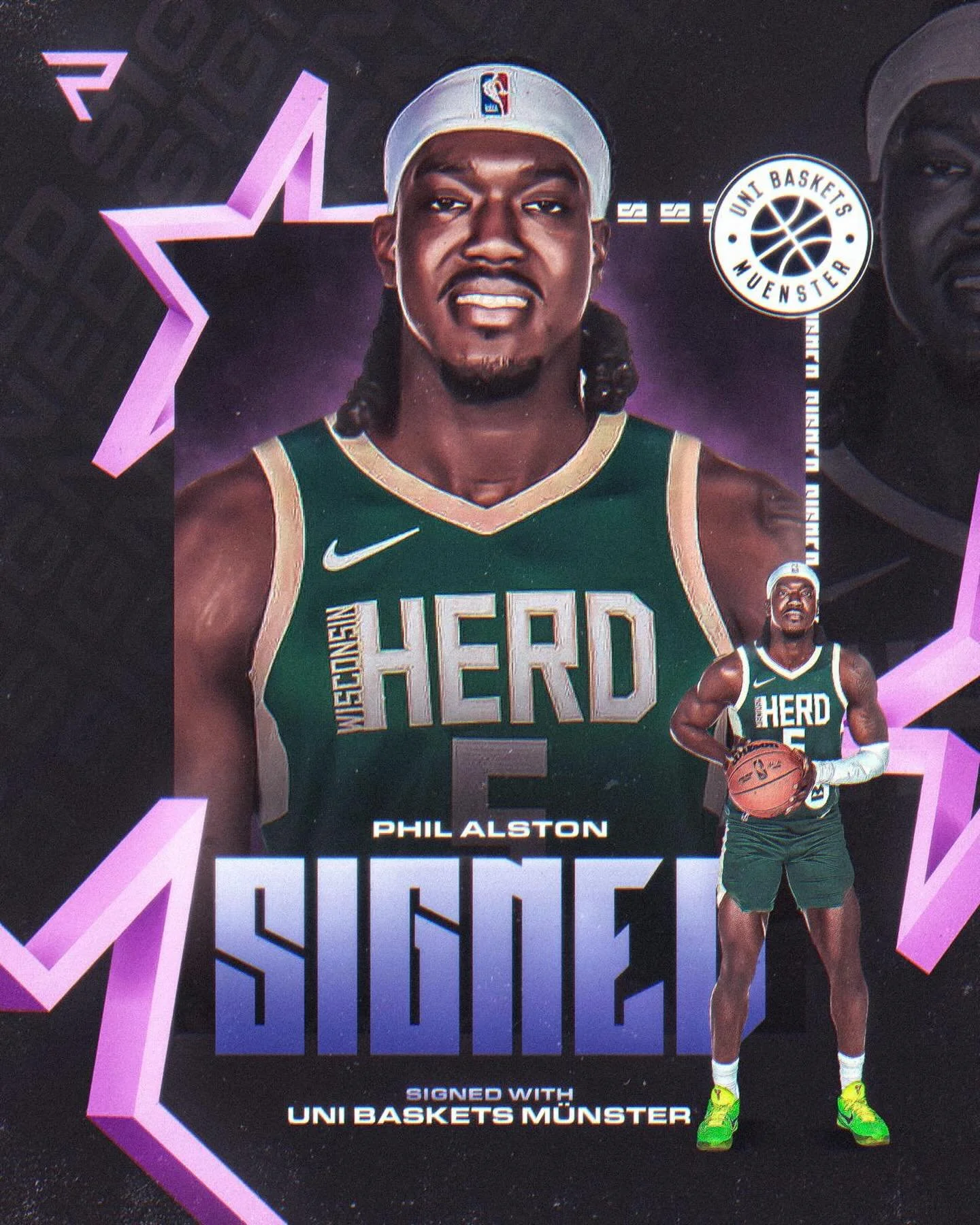 New chapter unlocked 🔓🌎

@phlick_ officially signs with the @unibaskets 🏀