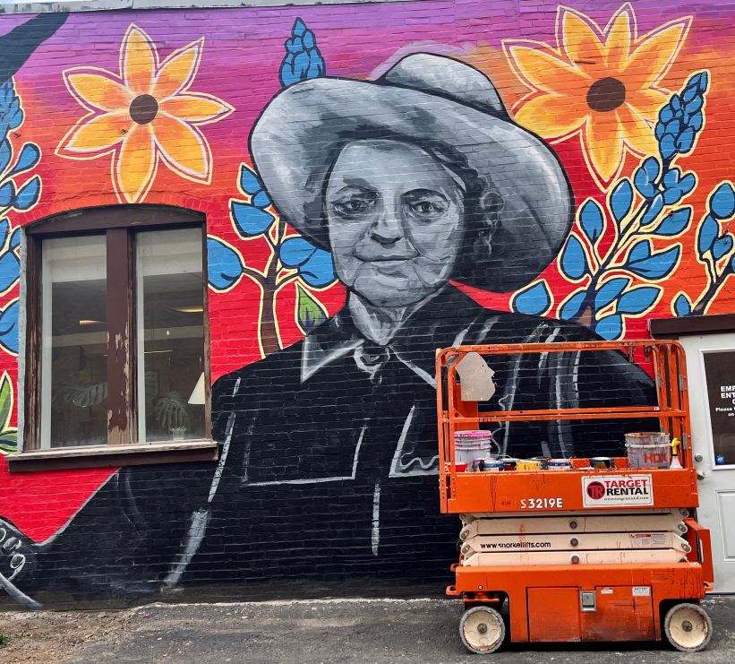 Olga Little Mural by Hannah Wilson