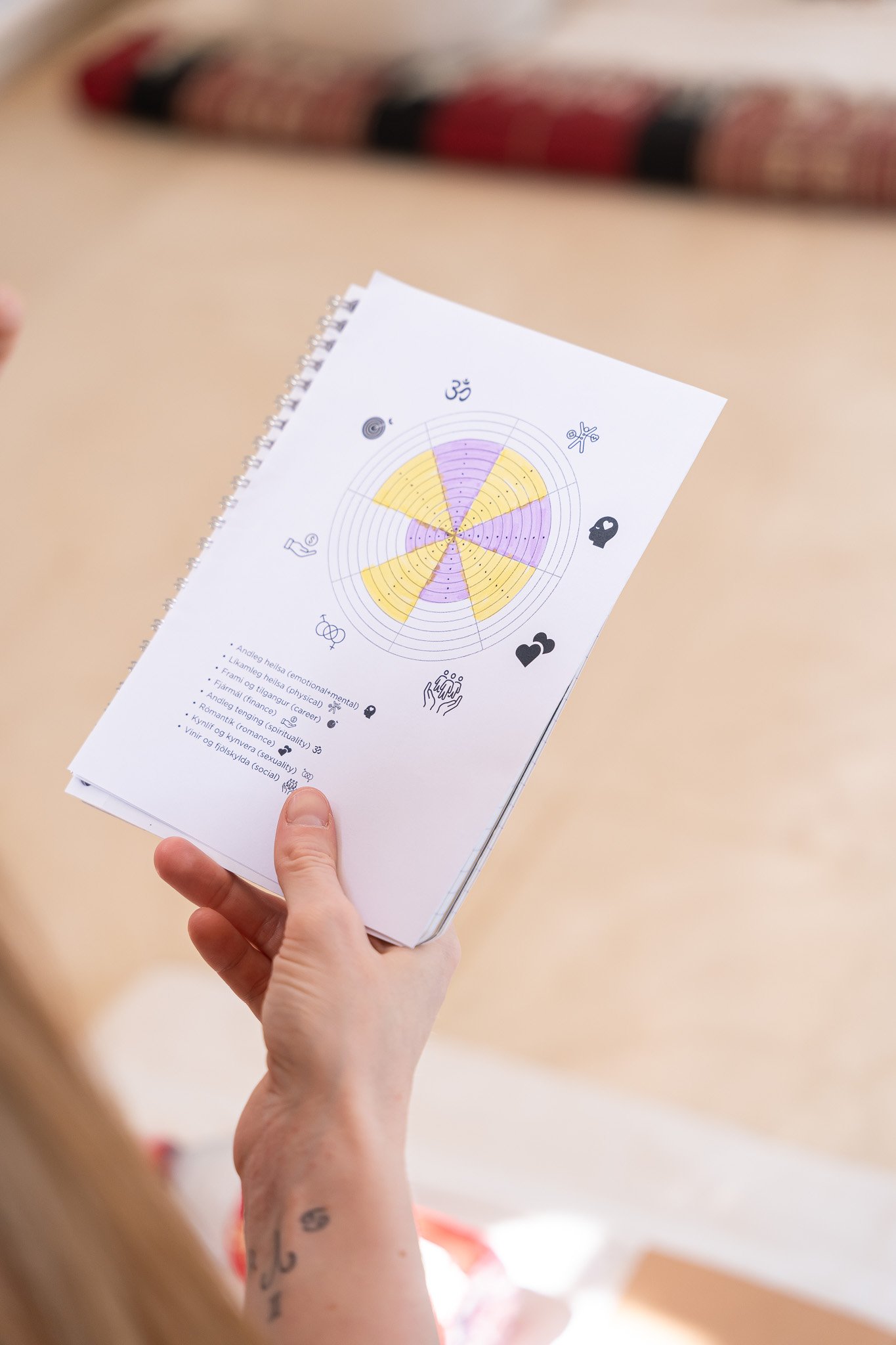 Yoga retreat skrivebok