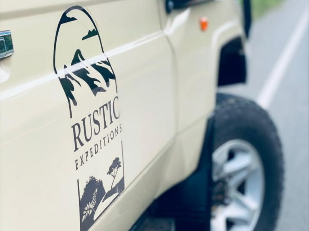 Hit the road in one of Rustic Expeditions' 4x4 safari vehicles - always comfortable and always safe!