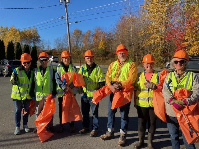 Members of the Cochecton Democratic Club cleaned up State Route 17B in Cochecton on October 20th.