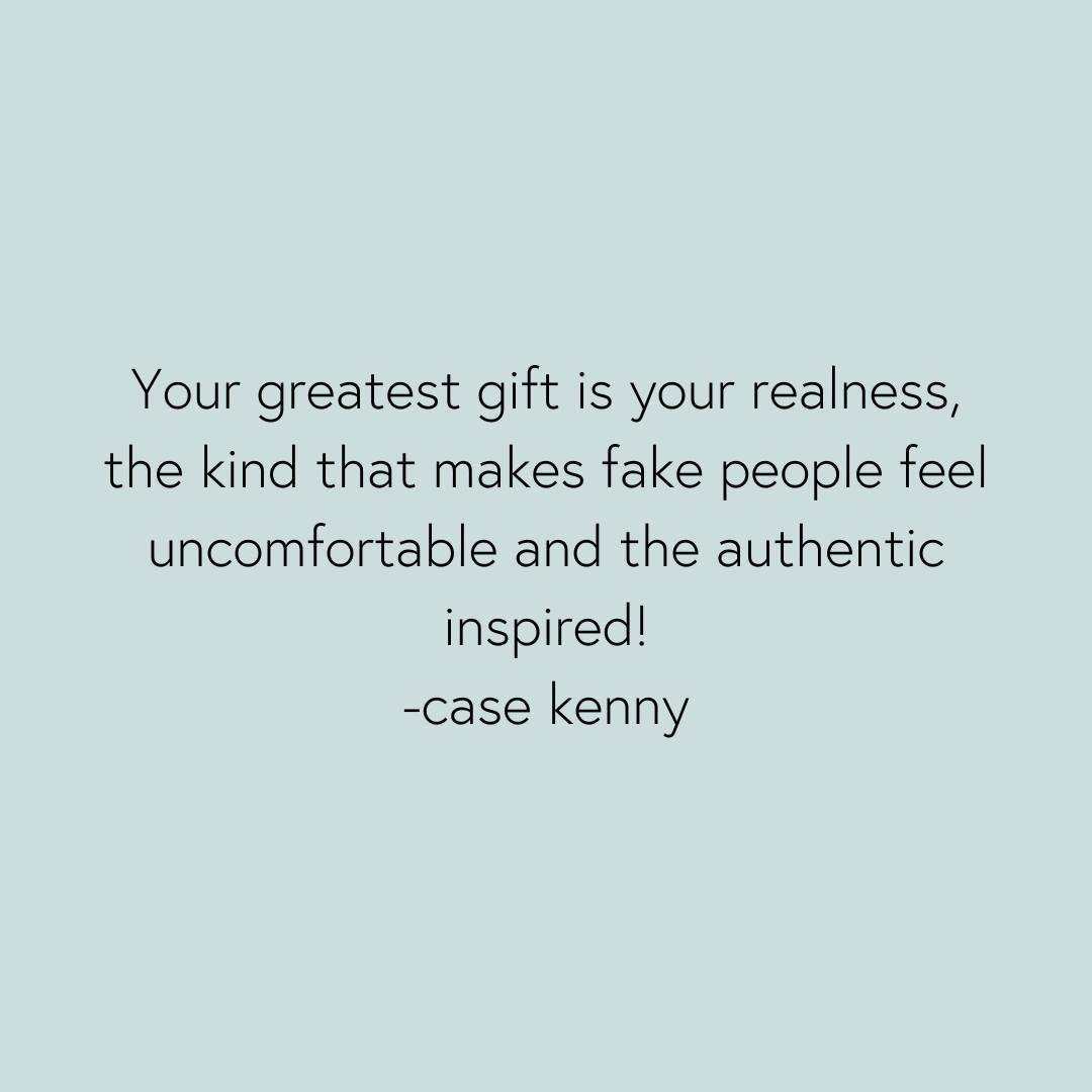 Embrace your authenticity ✨🌿 Your greatest gift is your realness&mdash;the one that makes fake people uncomfortable and the authentic inspired.⁠
 Stand proud in your truth and let your genuine spirit shine. ⁠
⁠
Join us on a retreat where being real 