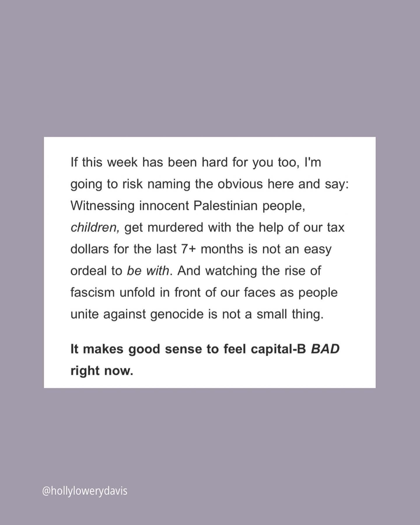 Little bits from today&rsquo;s newsletter. Check your inbox for the full gambit. Subscribe if you&rsquo;re not already 🖤 (link in bio)

Stay soft &amp; strong. Our collective liberation depends on that.

#somatics #freepalestine #somatichealing #ner