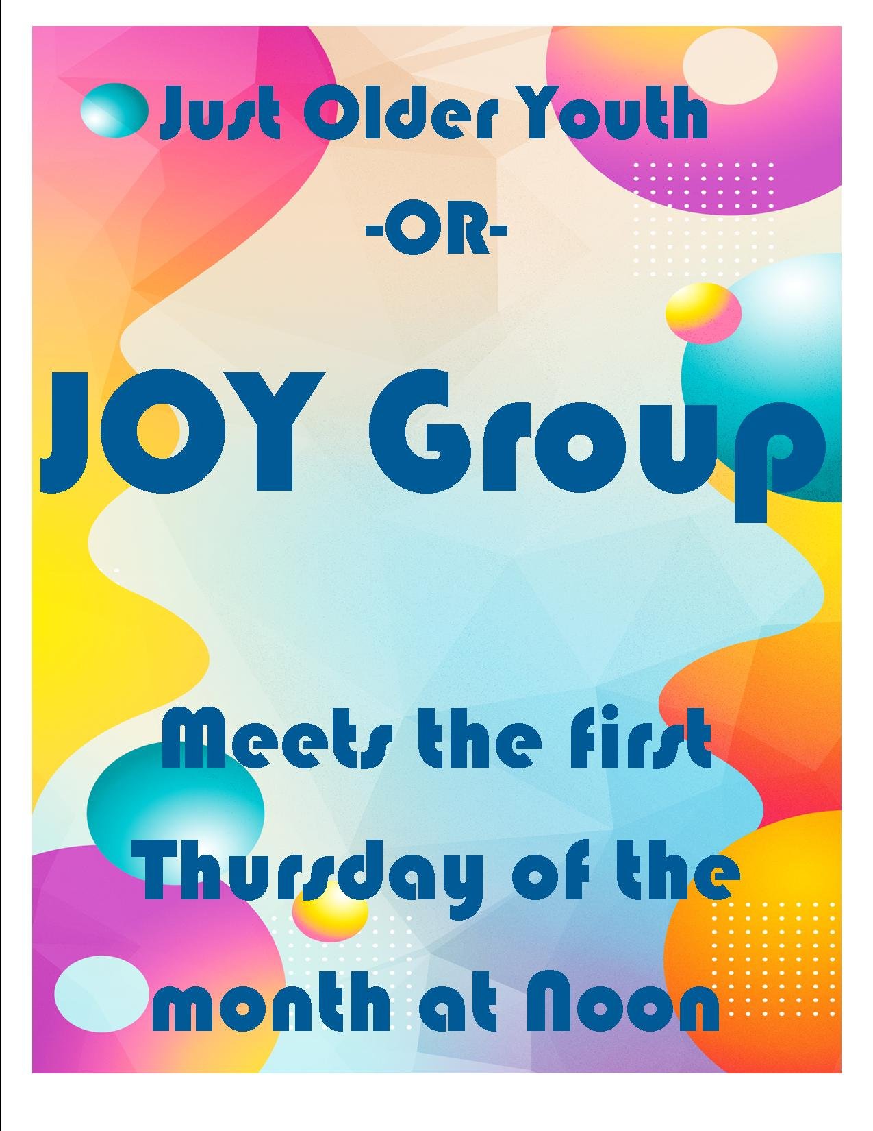 JOY Group (Just Older Youth)