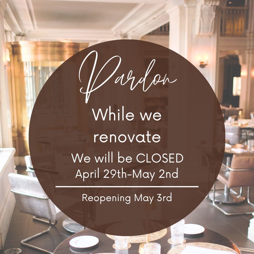 Please note: Livingston will be temporarily closed from April 29th to May 2nd while we renovate and make improvements. We apologize for any inconvenience and look forward to serving you again soon!