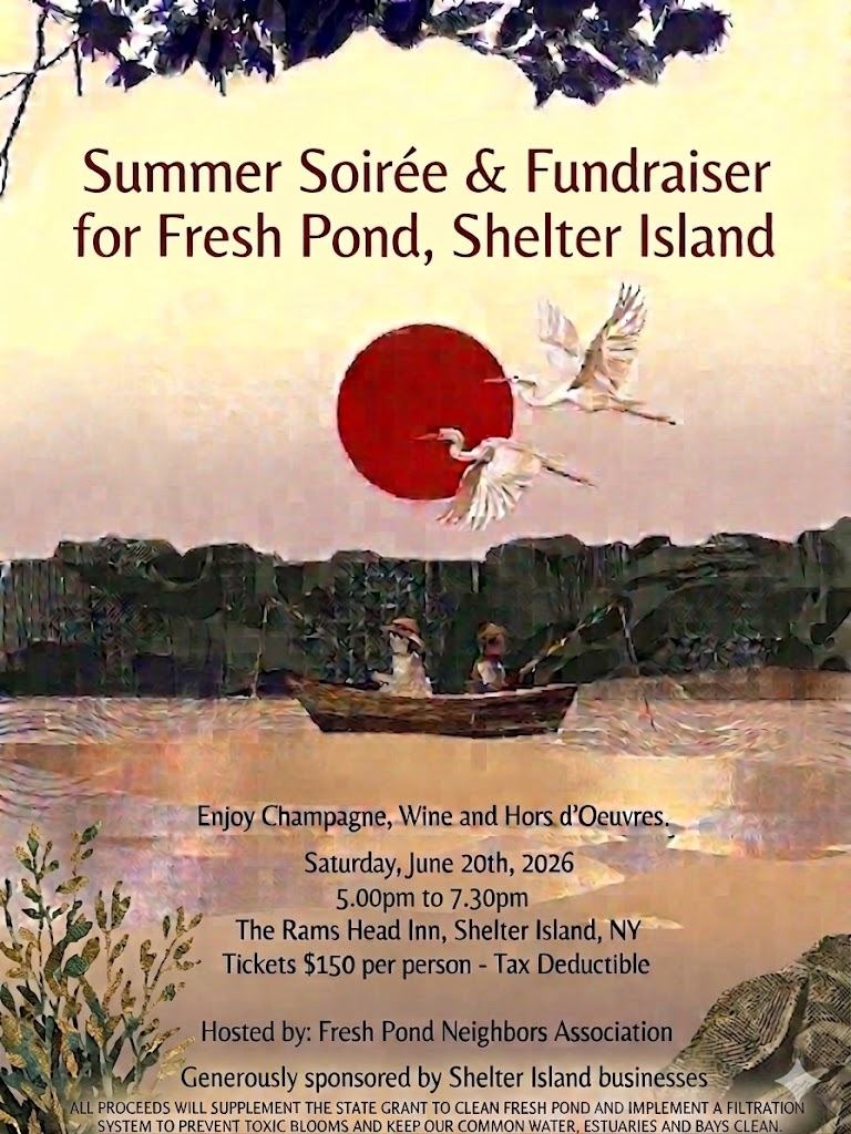 The Fresh Pond 2026 Soirée at the Ram's Head Inn on June 206h at 5pm.