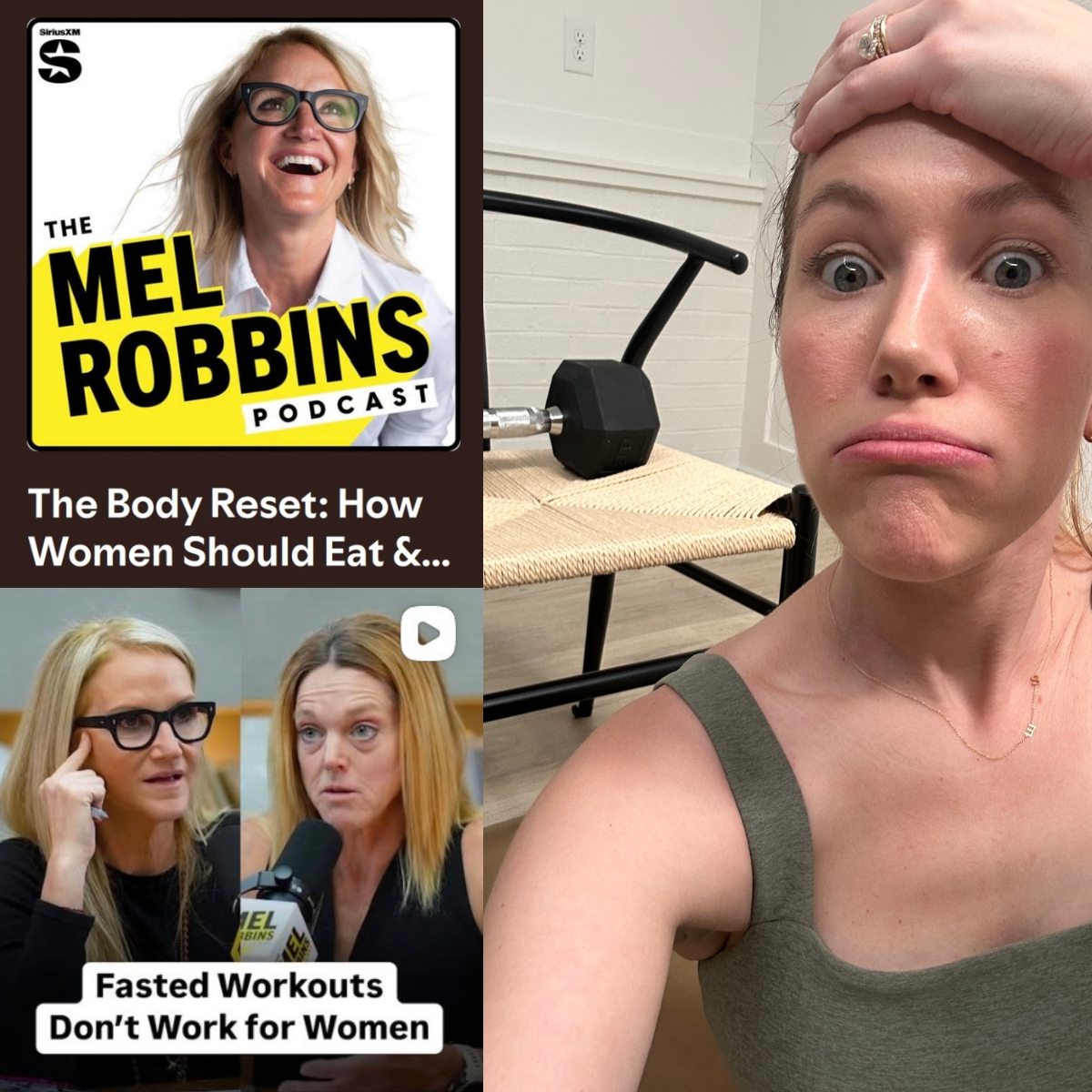 DON’T stress about the Mel Robbins &amp; Stacy Sims Podcast