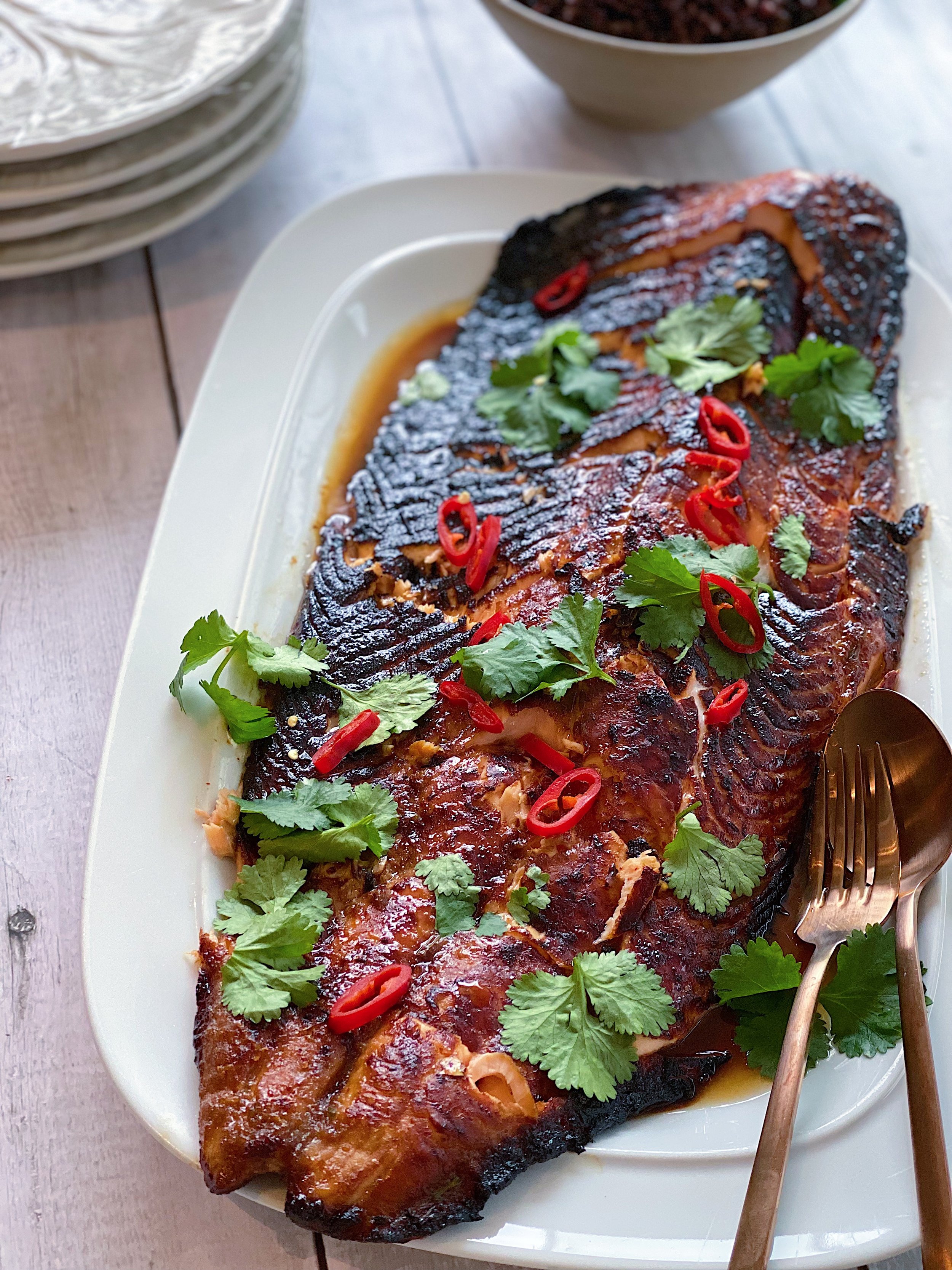 Miso Blackened Salmon