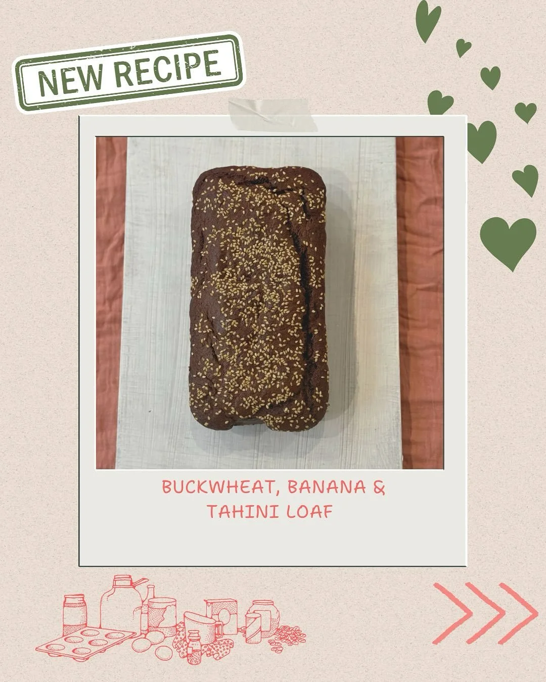 ✨ Gluten &amp; Dairy-Free Banana Bread ✨

Got a few overripe bananas sitting in the fruit bowl? 🍌 This fudgy, chocolatey loaf is the perfect way to use them up! 

Naturally sweet, moist and nutty with a swirl of tahini richness, it&rsquo;s a nourish