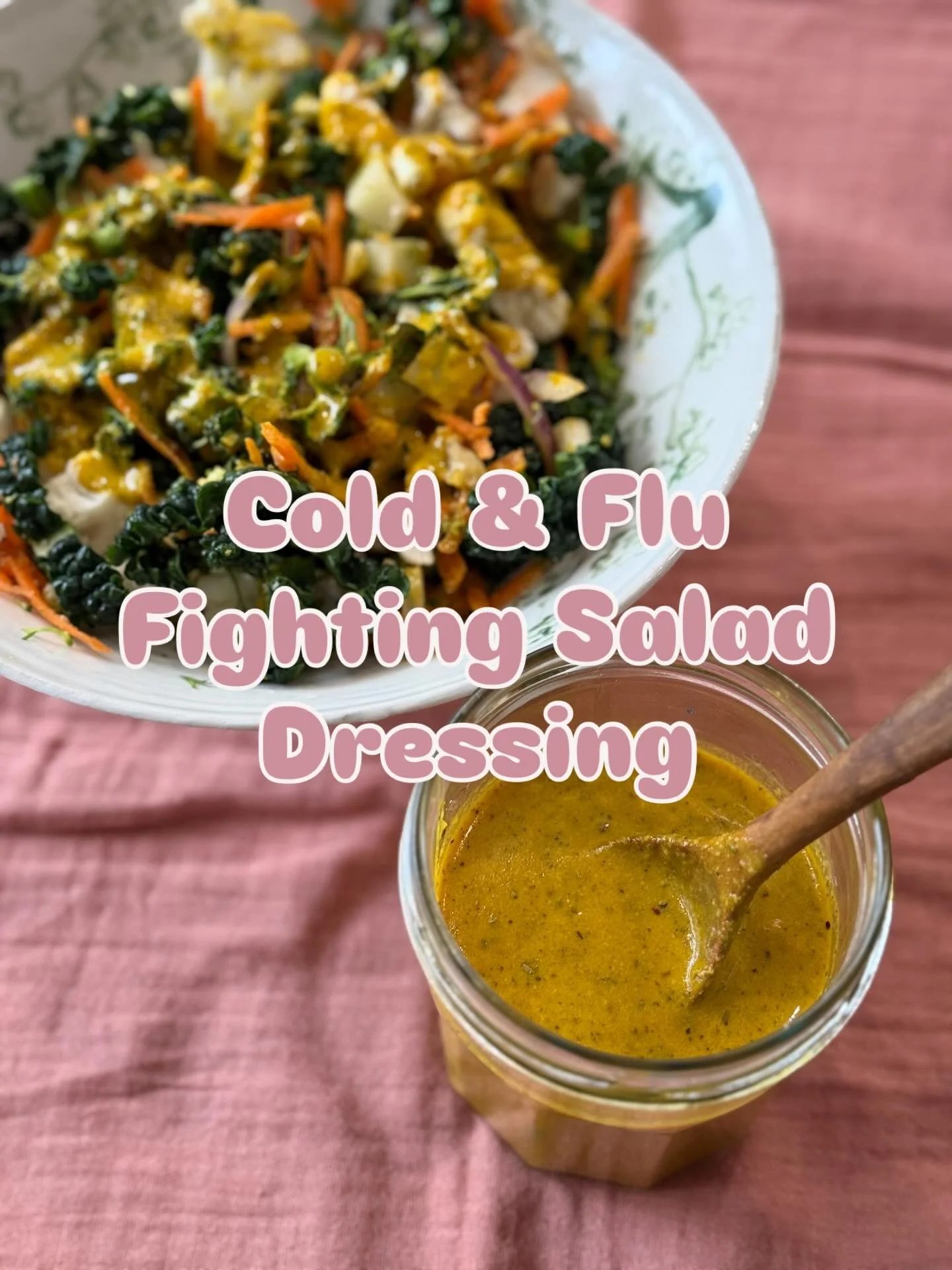 𝗖𝗢𝗟𝗗 &amp; 𝗙𝗟𝗨 𝗦𝗘𝗔𝗦𝗢𝗡 𝗦𝗨𝗣𝗣𝗢𝗥𝗧 ⬇️

A powerful dressing in a jar!  Rich in polyphenols, antioxidants and anti-inflammatory compounds. Find the full recipe in my bio. 

#culinarymedicine #nutritionsupport #foodthatheals