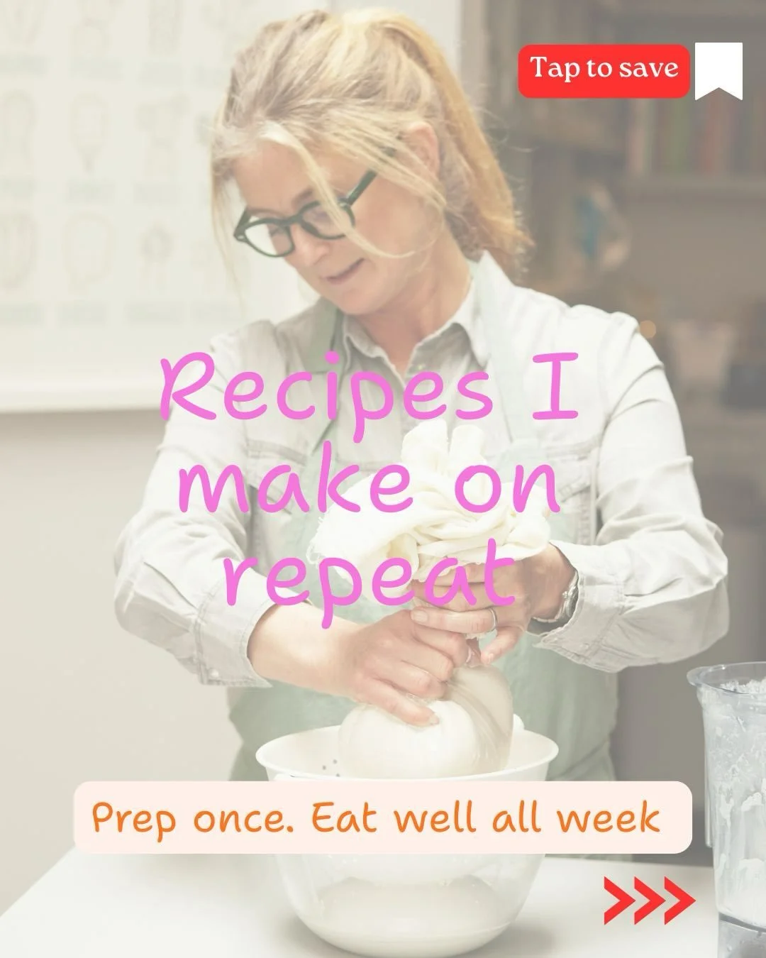 👉 Prep once. Eat well all week. 🔁✨

These are the recipes I come back to again and again. Simple, nourishing, and designed to make weekday eating effortless.

When life gets busy, decision fatigue kicks in. Having a handful of go-to recipes changes