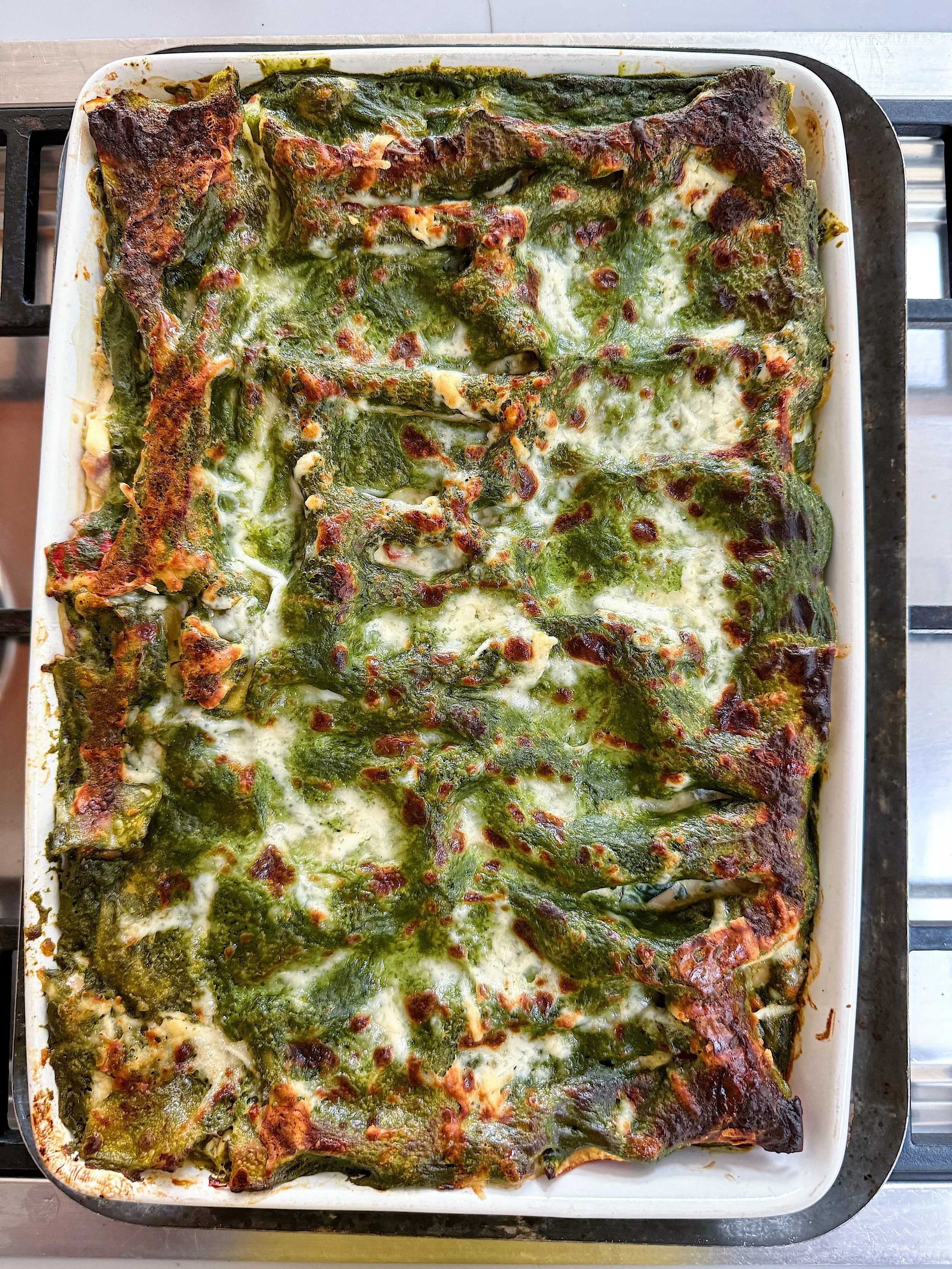 Spinach, Butterbean &amp; 4 Cheese Lasagna