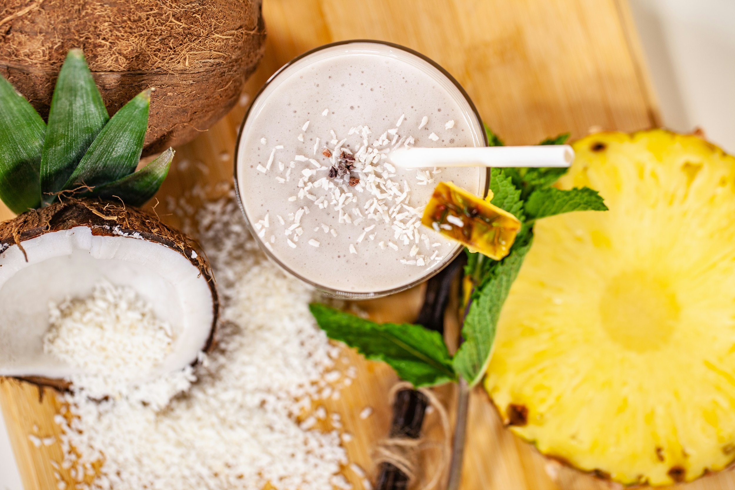Pina Colada Protein Smoothie
