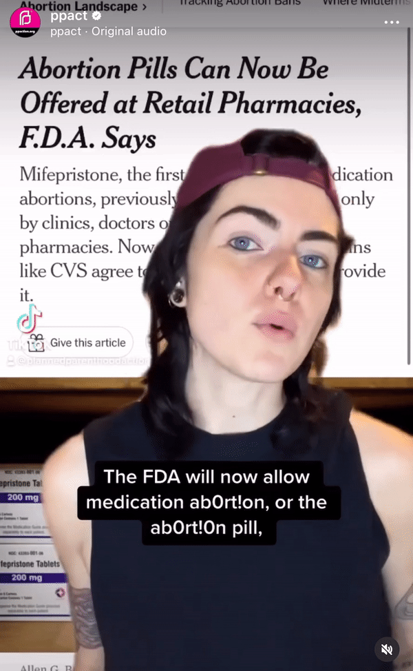 FDA's decision on medication abortion.