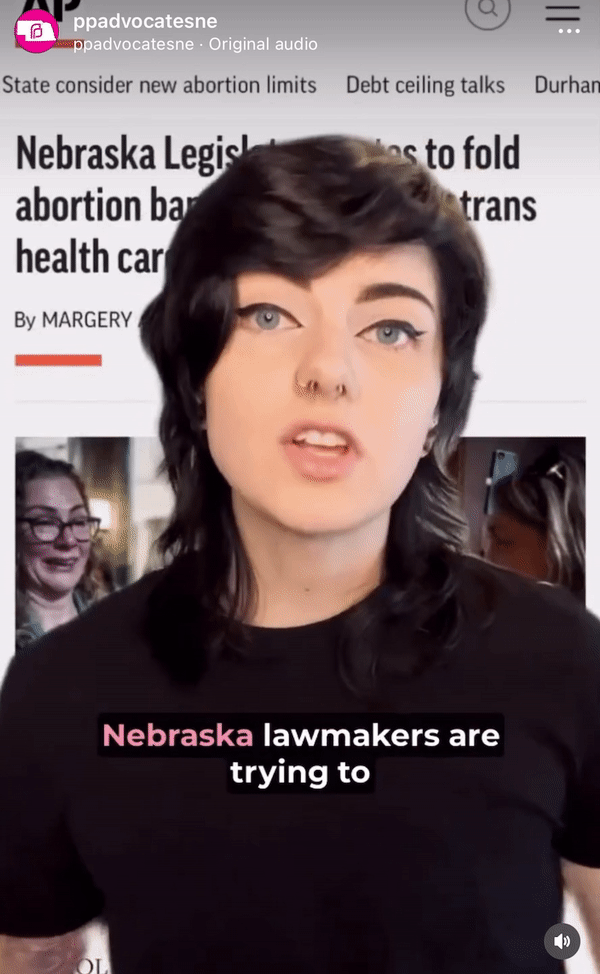 Nebraska's 12 week ban and gender-affirming care ban.