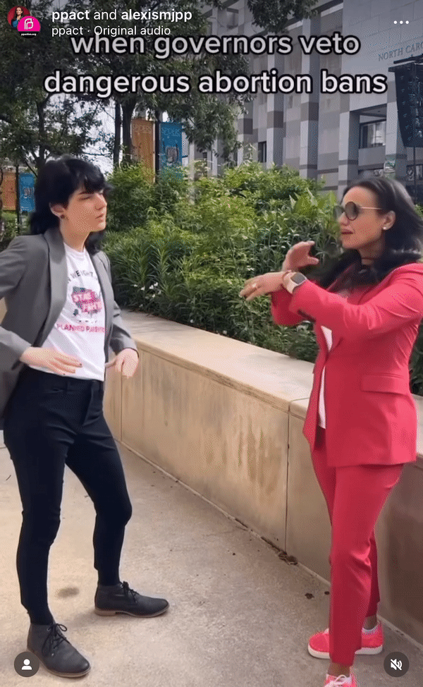 Video with Alexis McGill Johnson, President of Planned Parenthood.