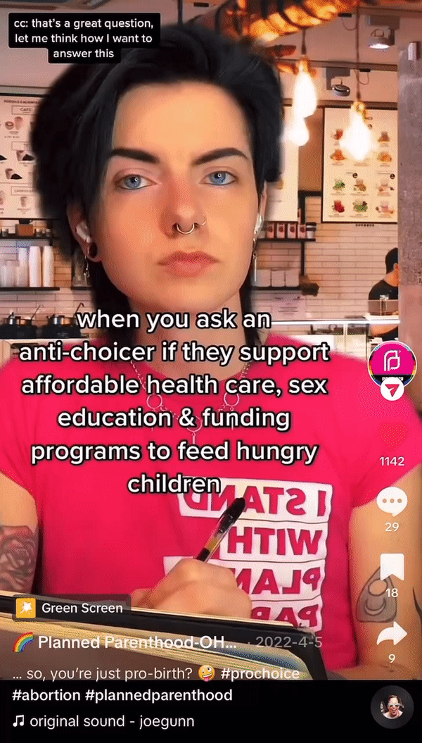 Video on people who are anti-abortion.