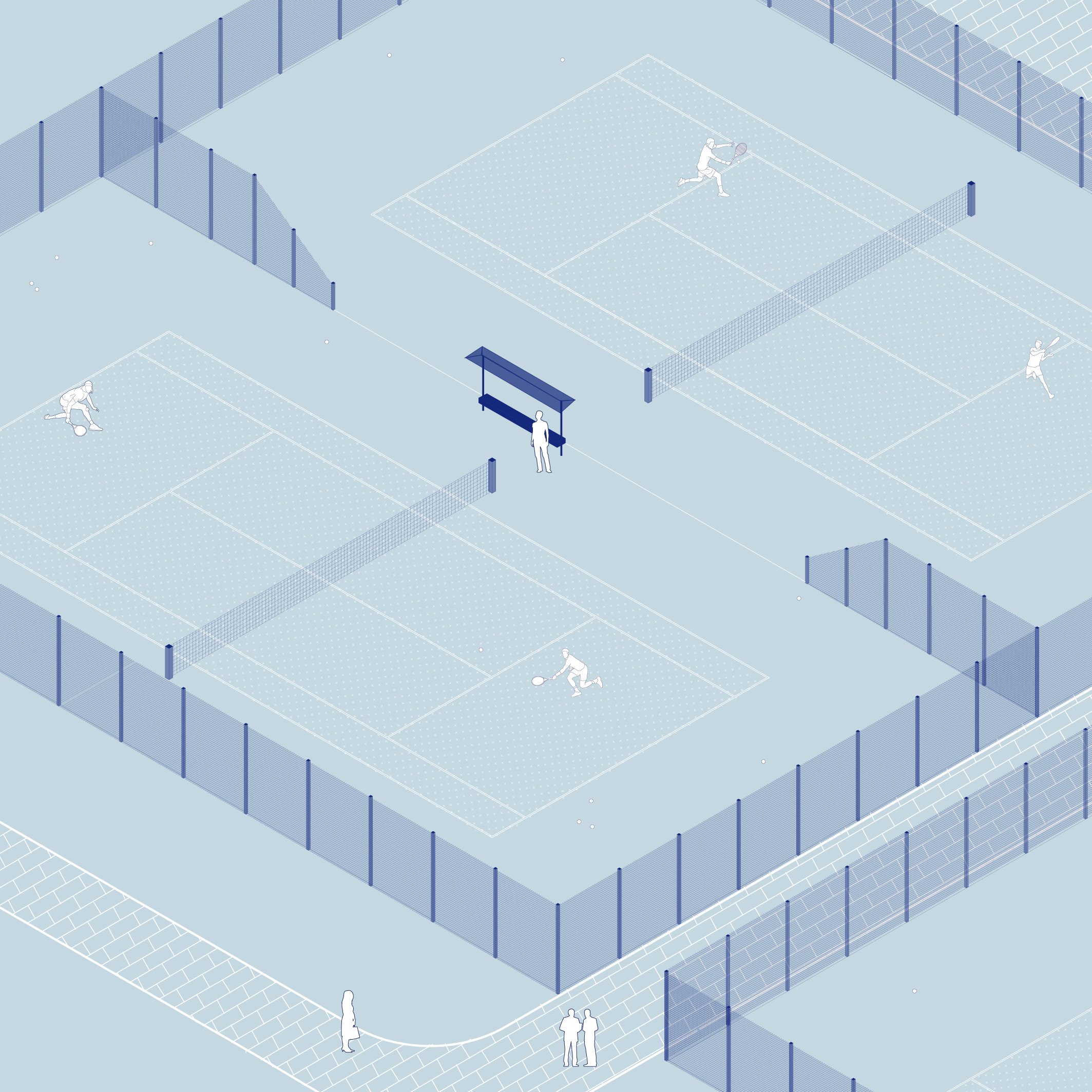 Canchas de Tennis / Guayaquil Country Club