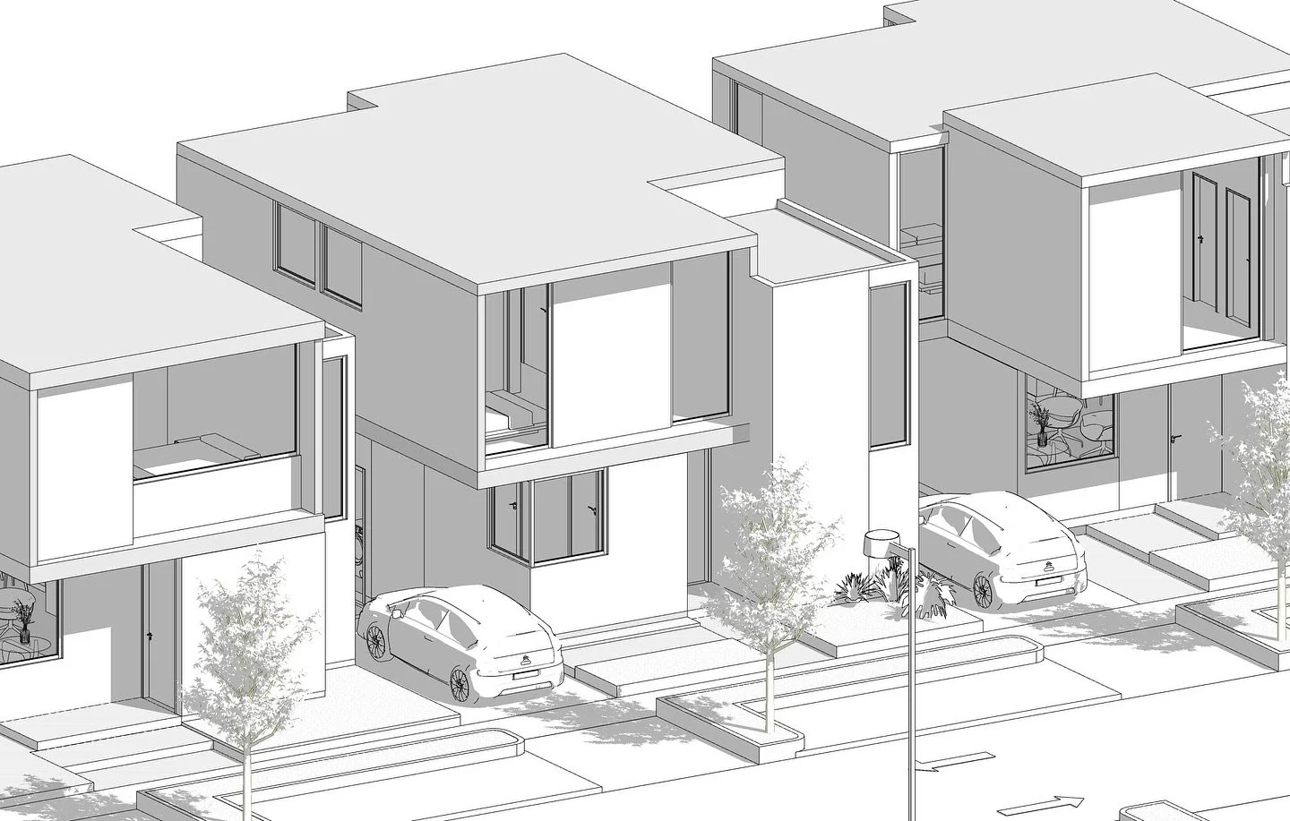 UrbLR
// bloques de viviendas [proceso]

este dise&ntilde;o residencial no se basa en la repetici&oacute;n exacta, sino en una composici&oacute;n de elementos compartidos: materiales, volumetr&iacute;as, proporciones y detalles arquitect&oacute;nicos