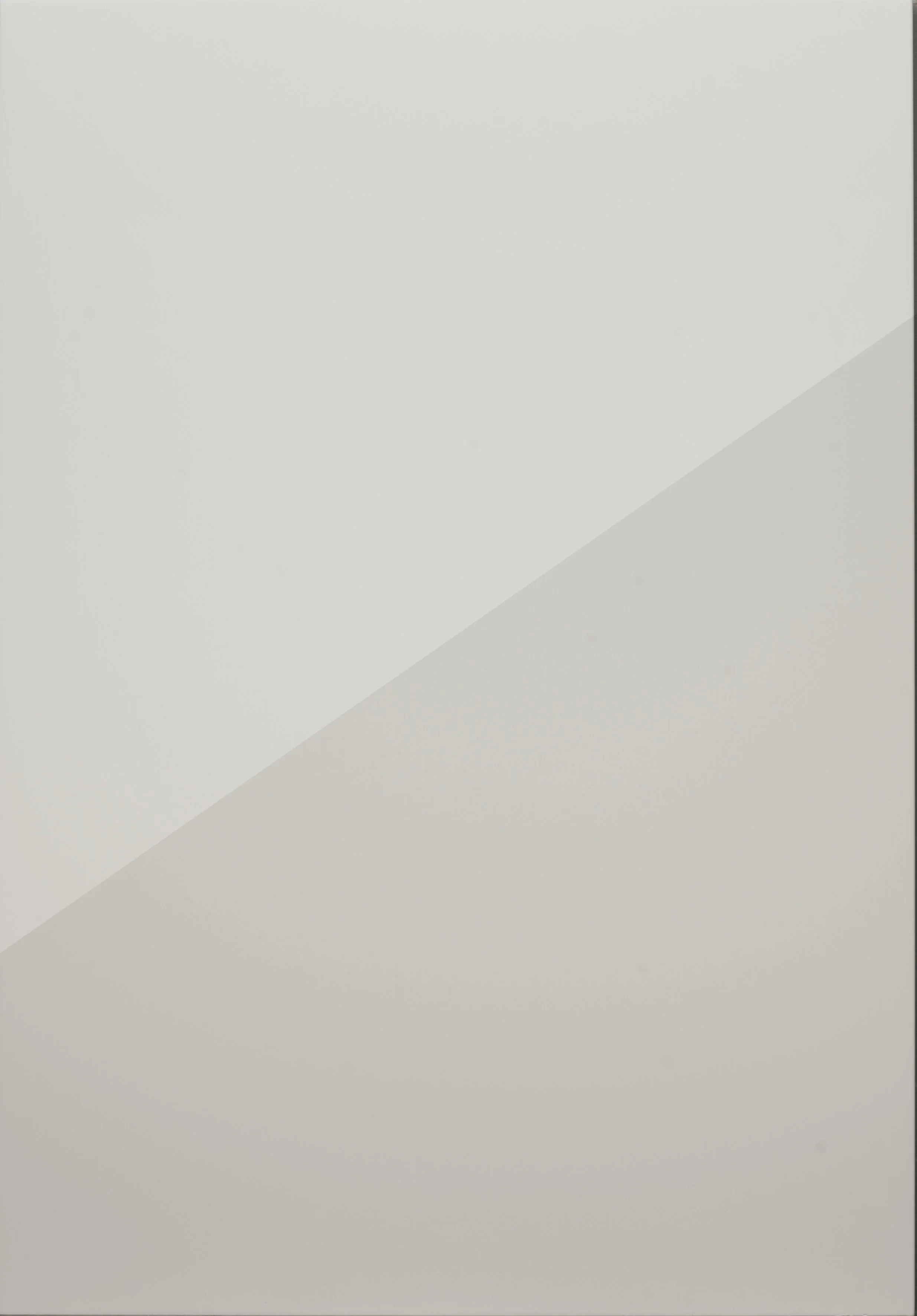 Minimalist abstract art with diagonal shades of light gray