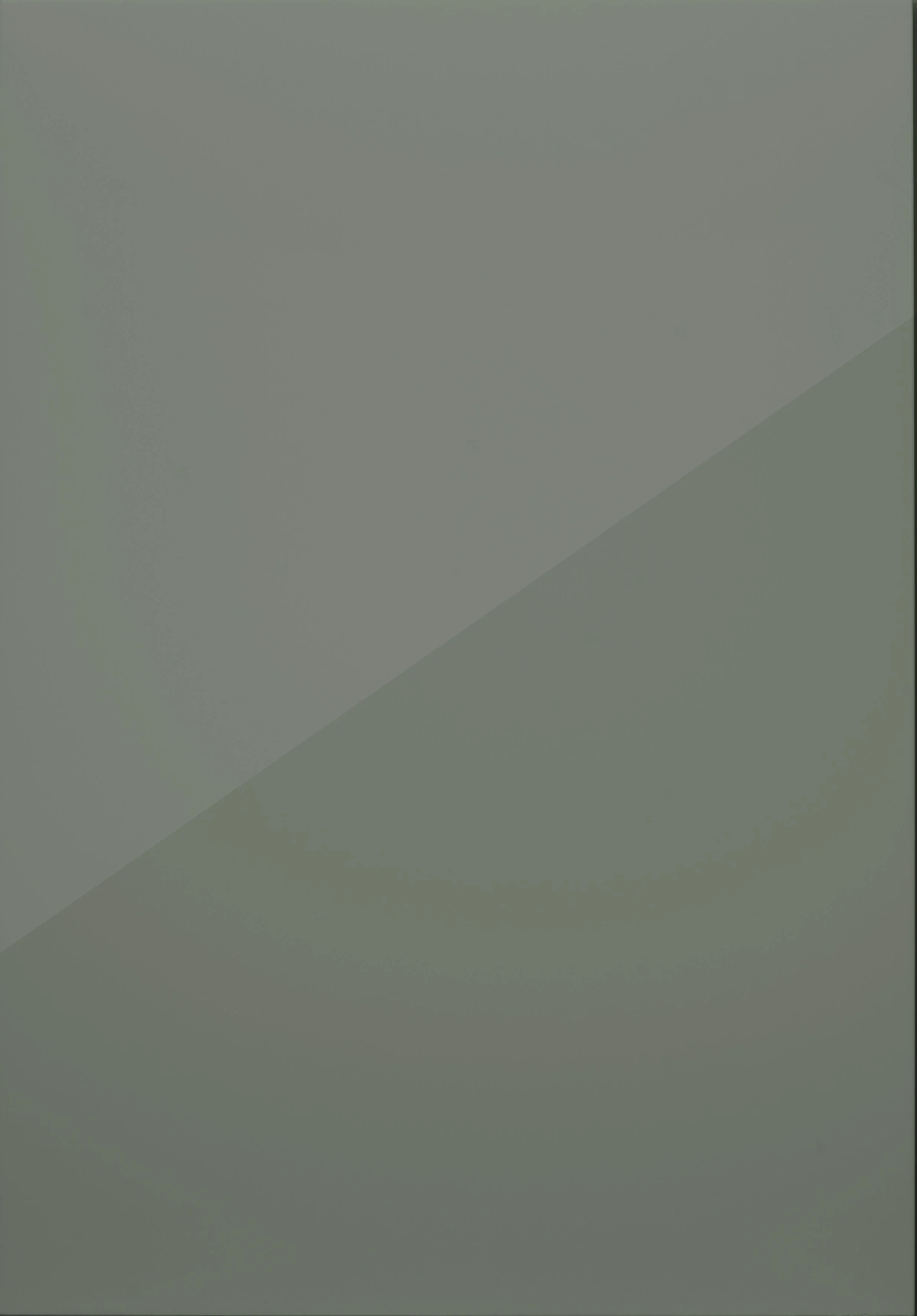 Abstract image with a gradient of green shades divided by a diagonal line.