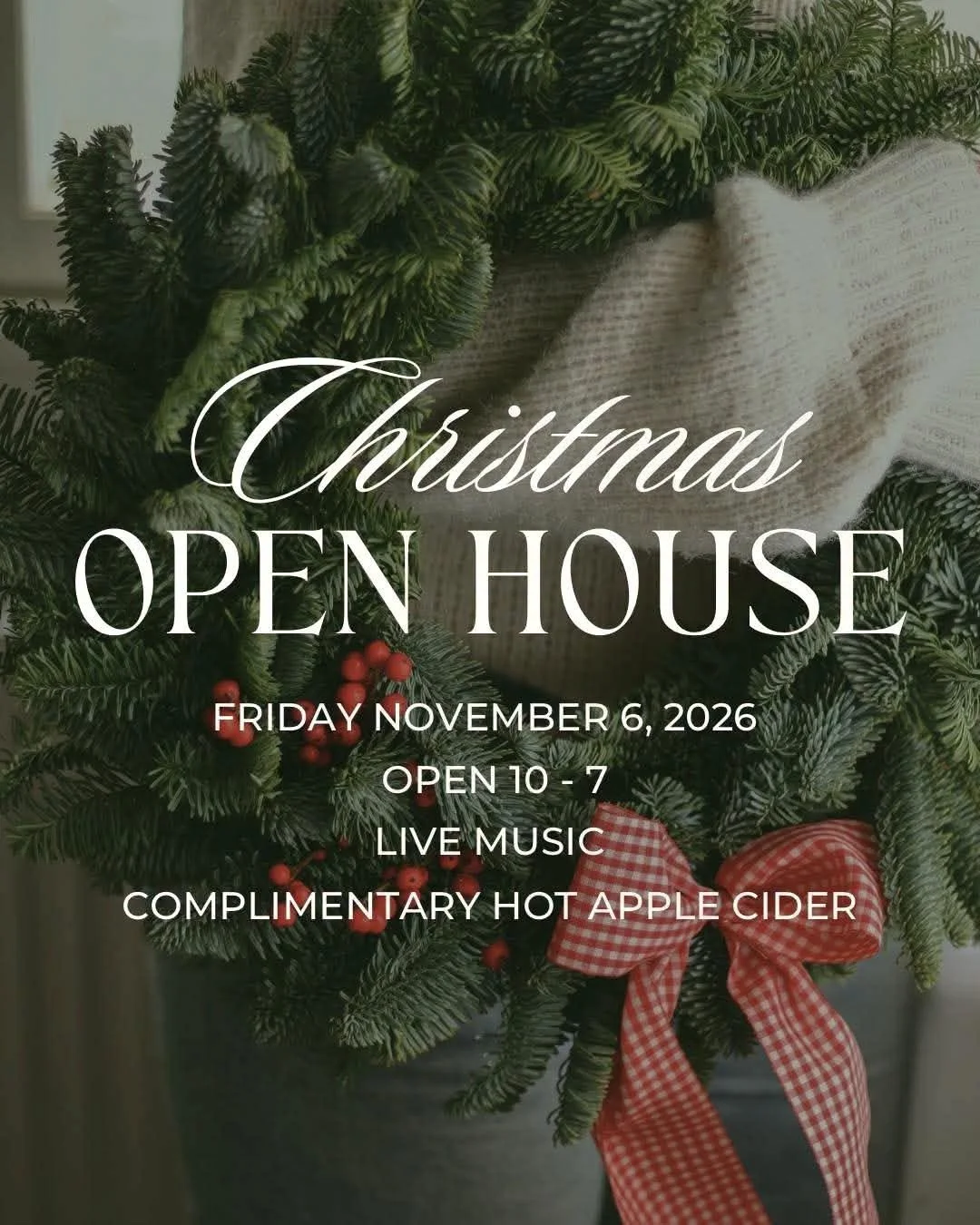 Annual Christmas Open House 2026