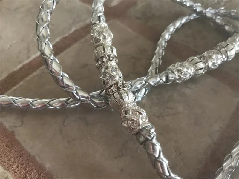Beaded Resco Style Dog Show Lead with Kindness Collar — Paws and Tails