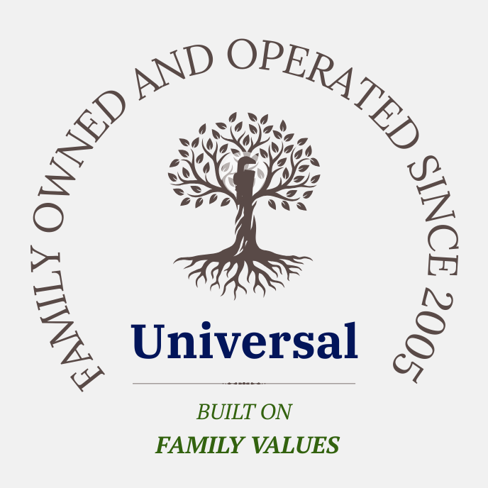 Universal Plumbing & Sewer family-owned and operated business providing plumbing, sewer, drain, and HVAC services since 2005.