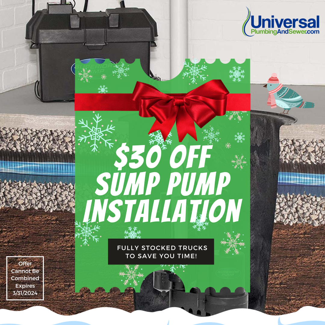 Promotions — Universal Plumbing And Sewer, Inc.