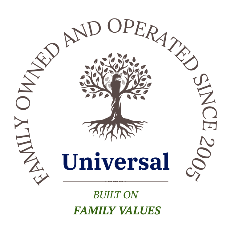 Universal Plumbing & Sewer family-owned and operated business providing plumbing, sewer, drain, and HVAC services since 2005.