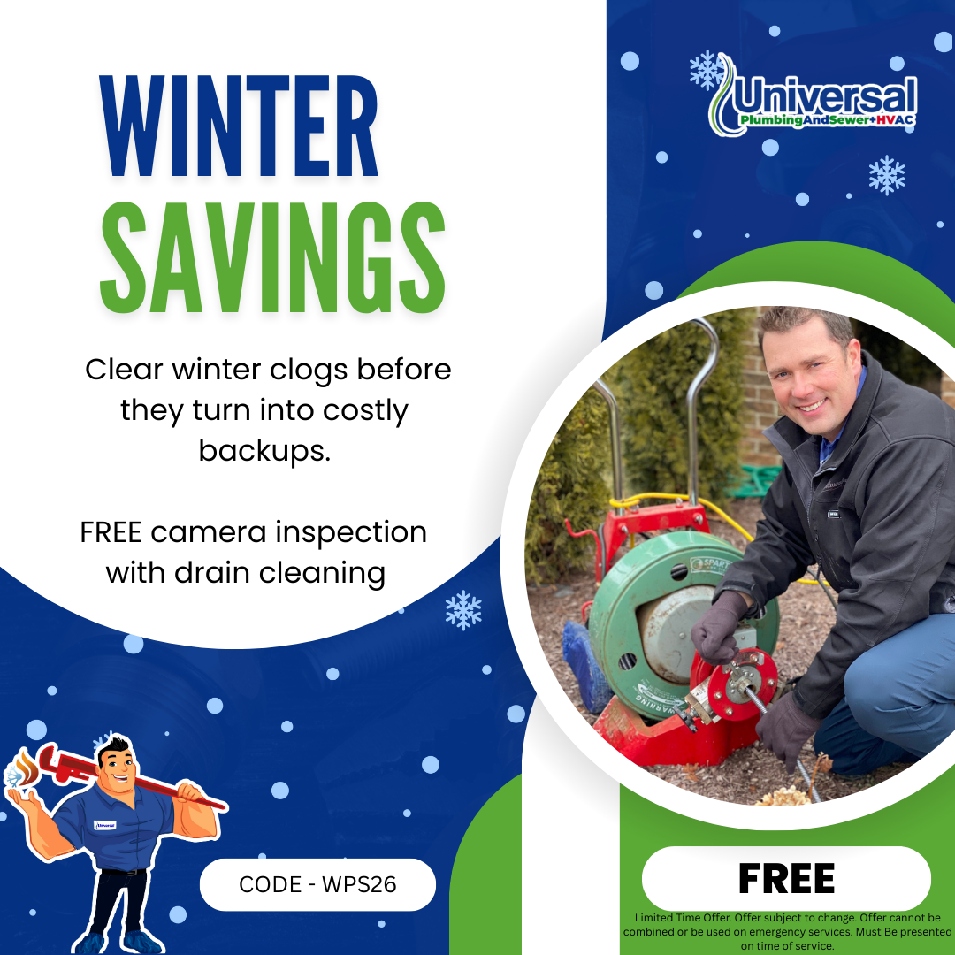 Universal Plumbing & Sewer free drain camera inspection coupon
