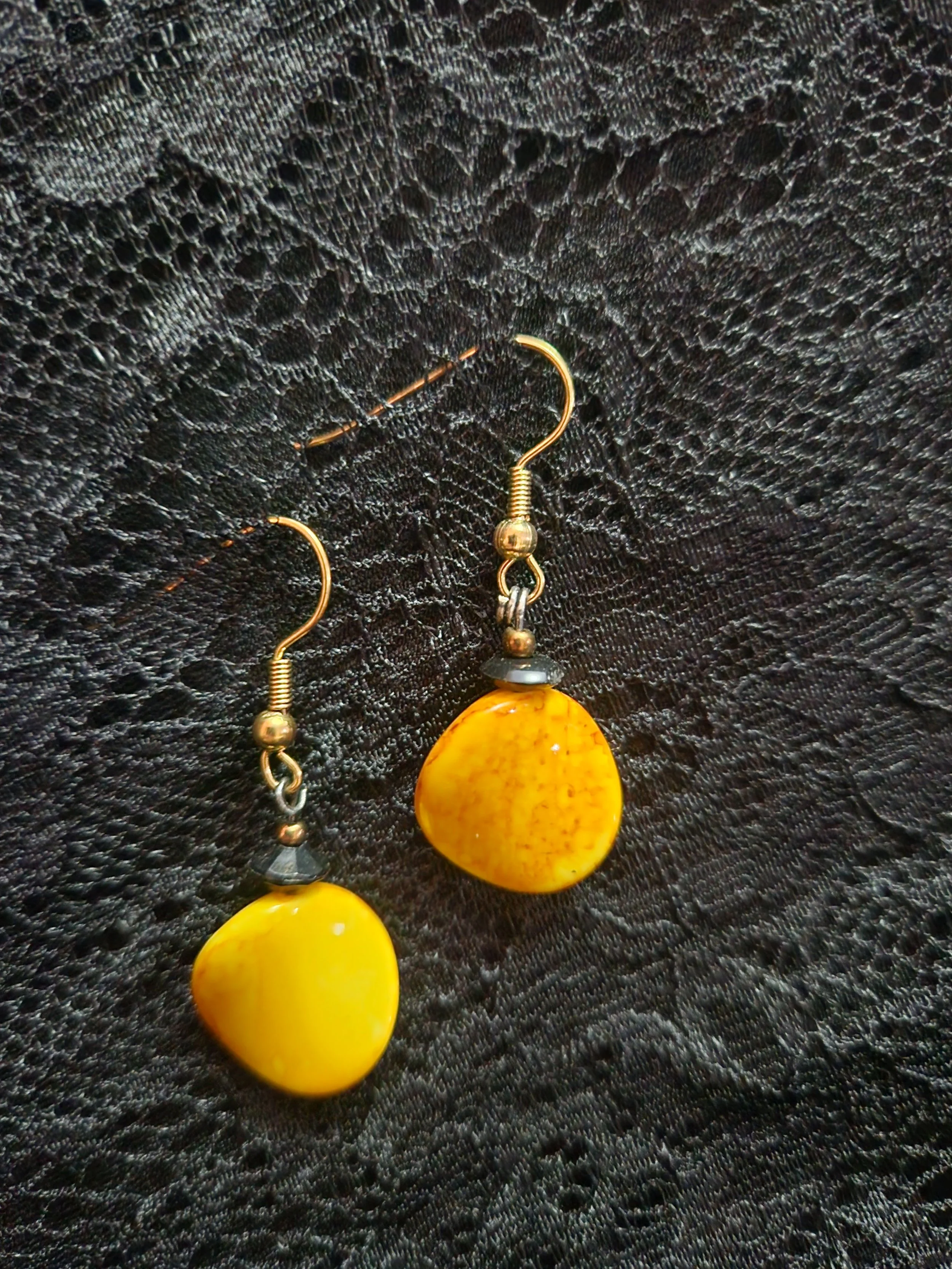 Yellow Earrings