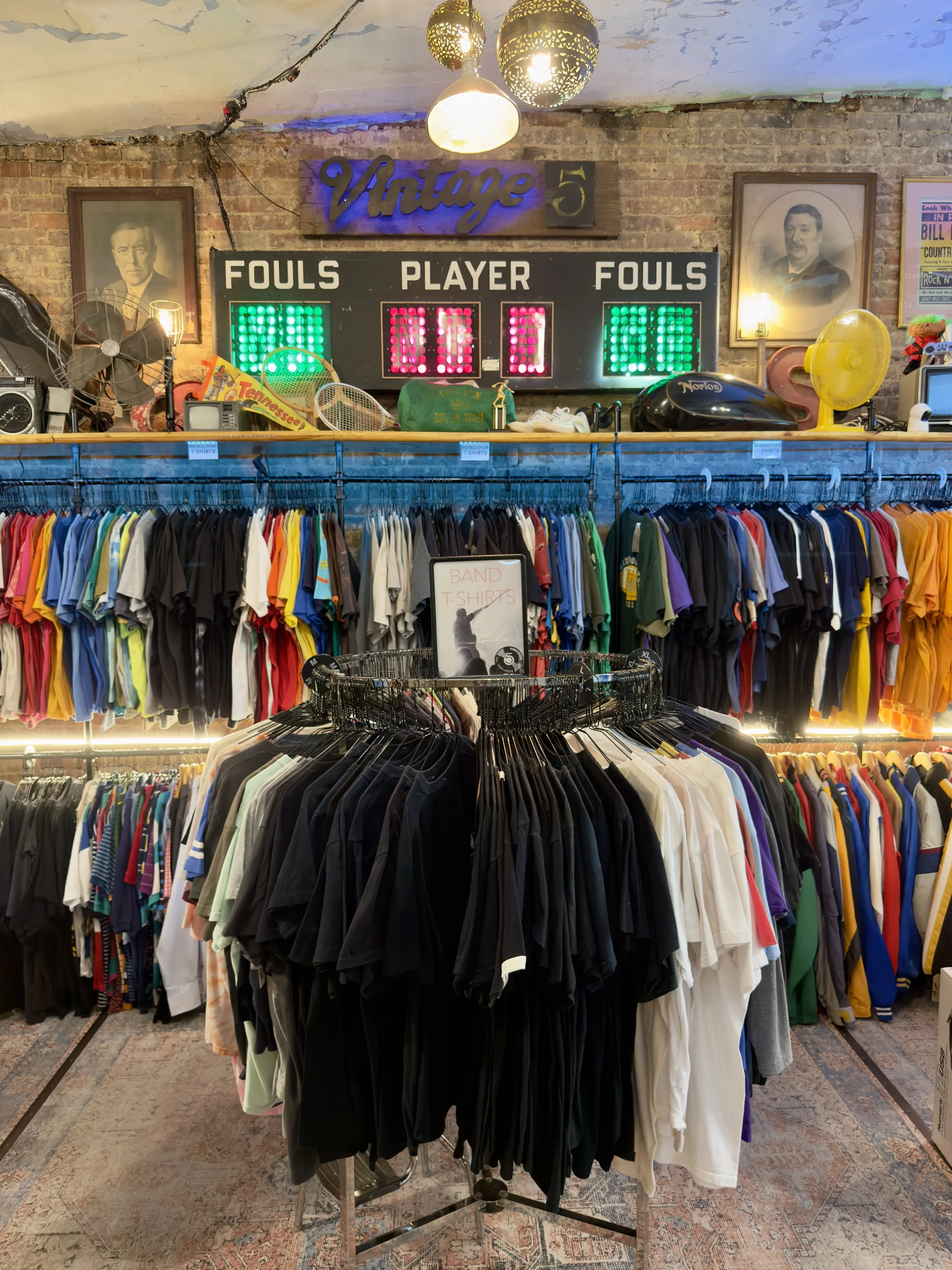 Vintage 5 at Timeless Treasures in Downtown Gallatin, TN Vintage, Clothings, Sports Cards, Collectibles Shop