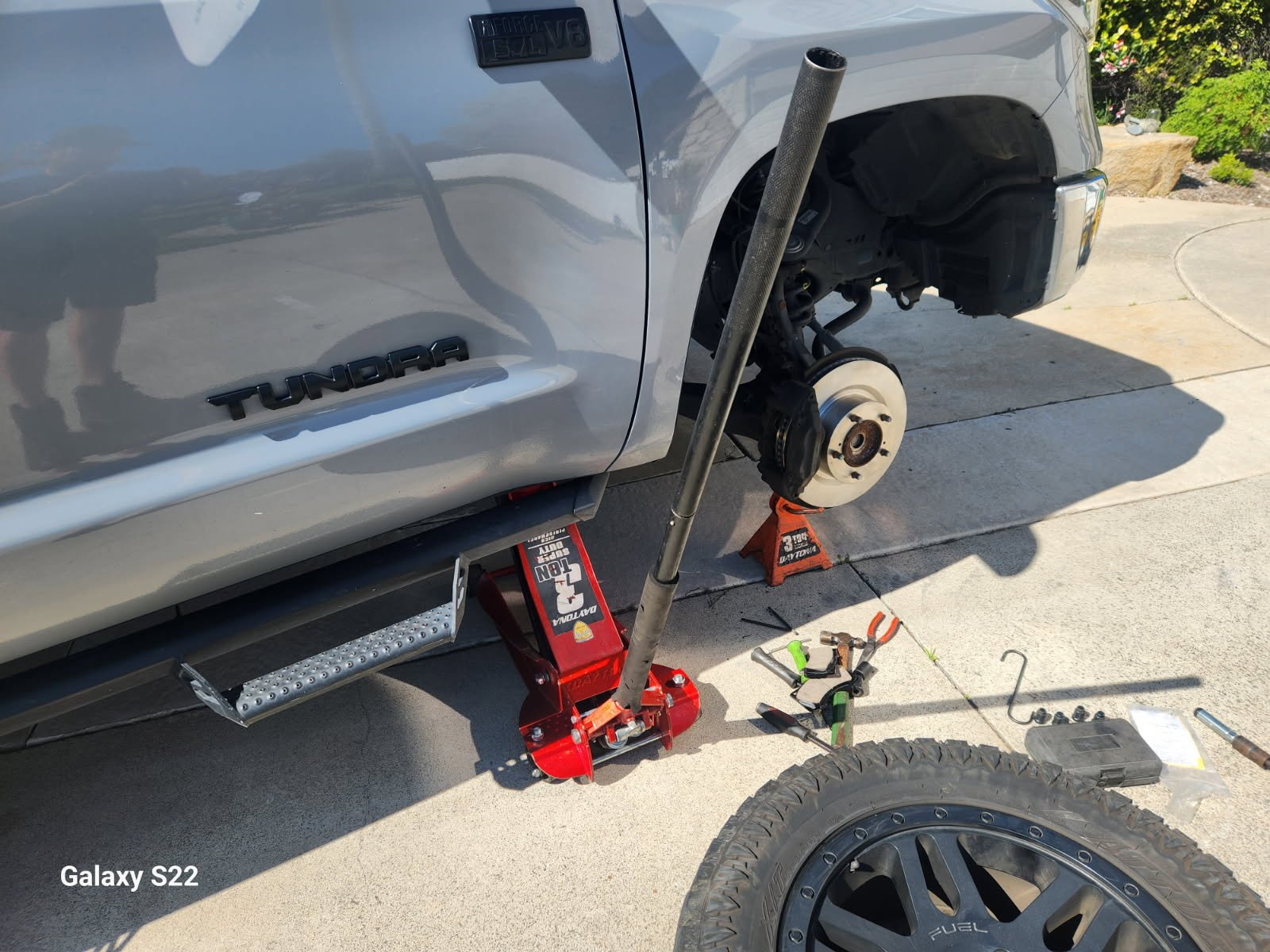 2014 Toyota Tundra Front Brake Replacement in Carlsbad, CA