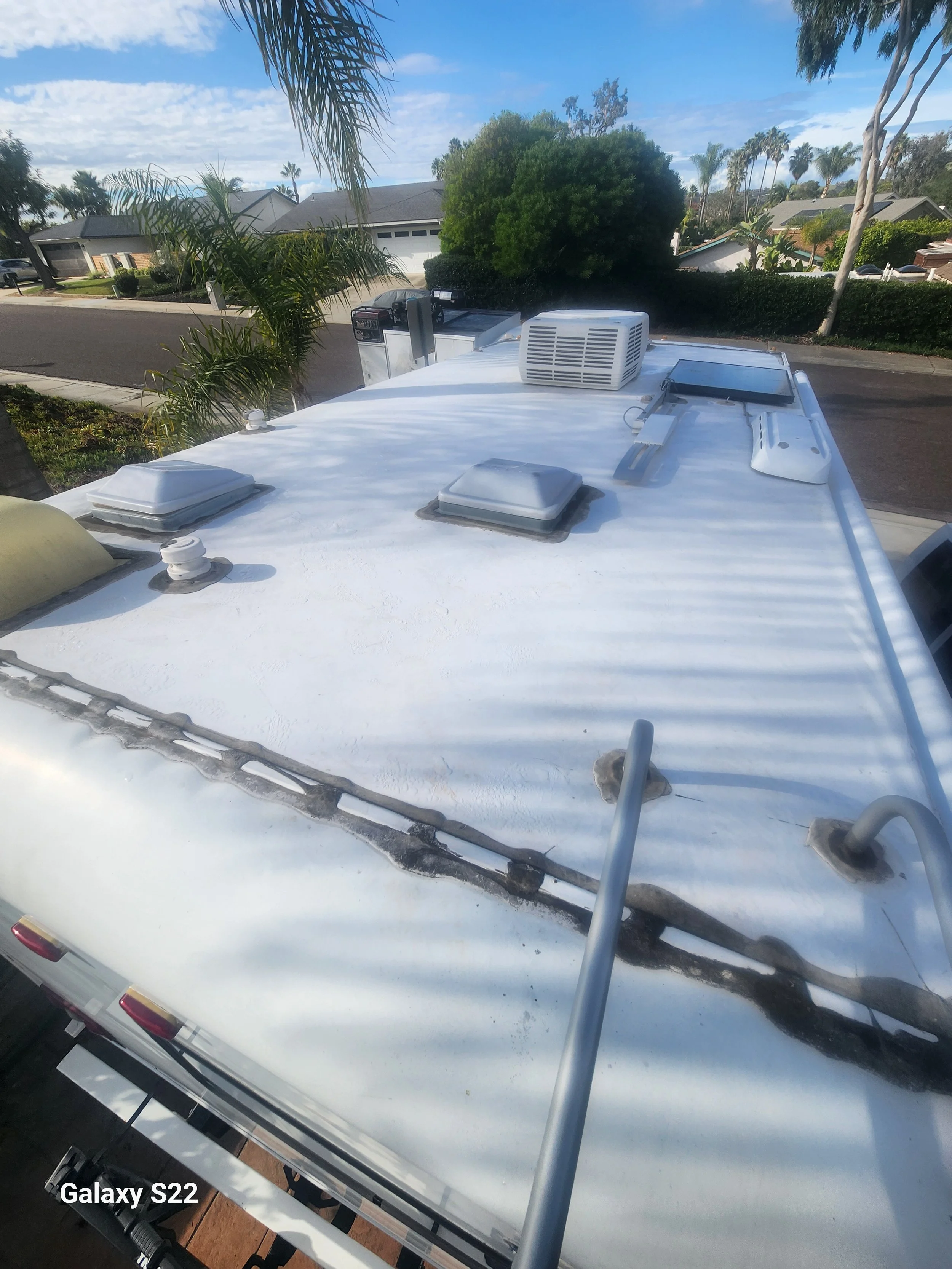 Pre-Purchase Inspection for Class C RV on a Ford E450 with the 6.8L V10 (Triton) engine in Carlsbad, CA 
