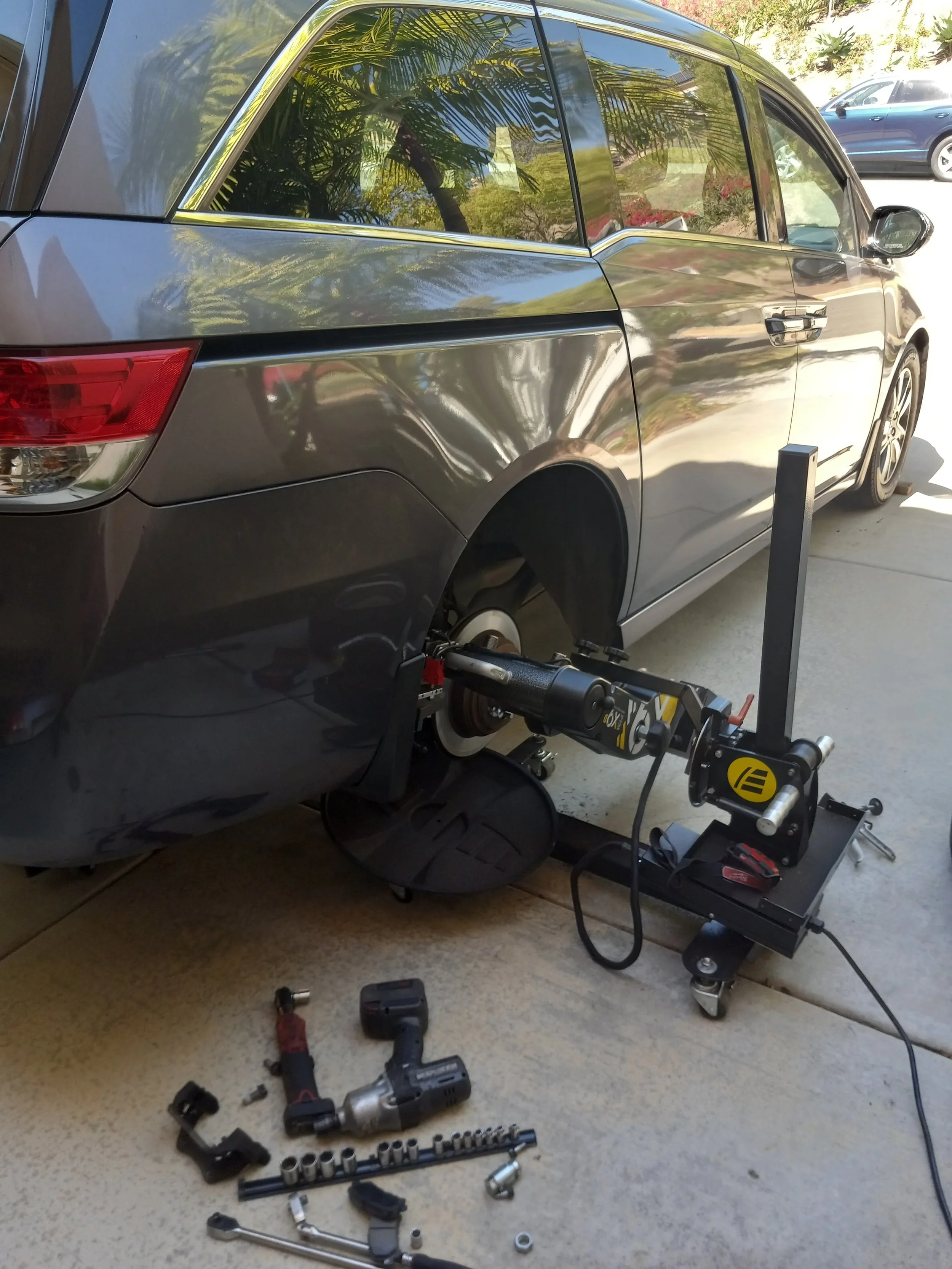 Honda rotors resurfacing brake service