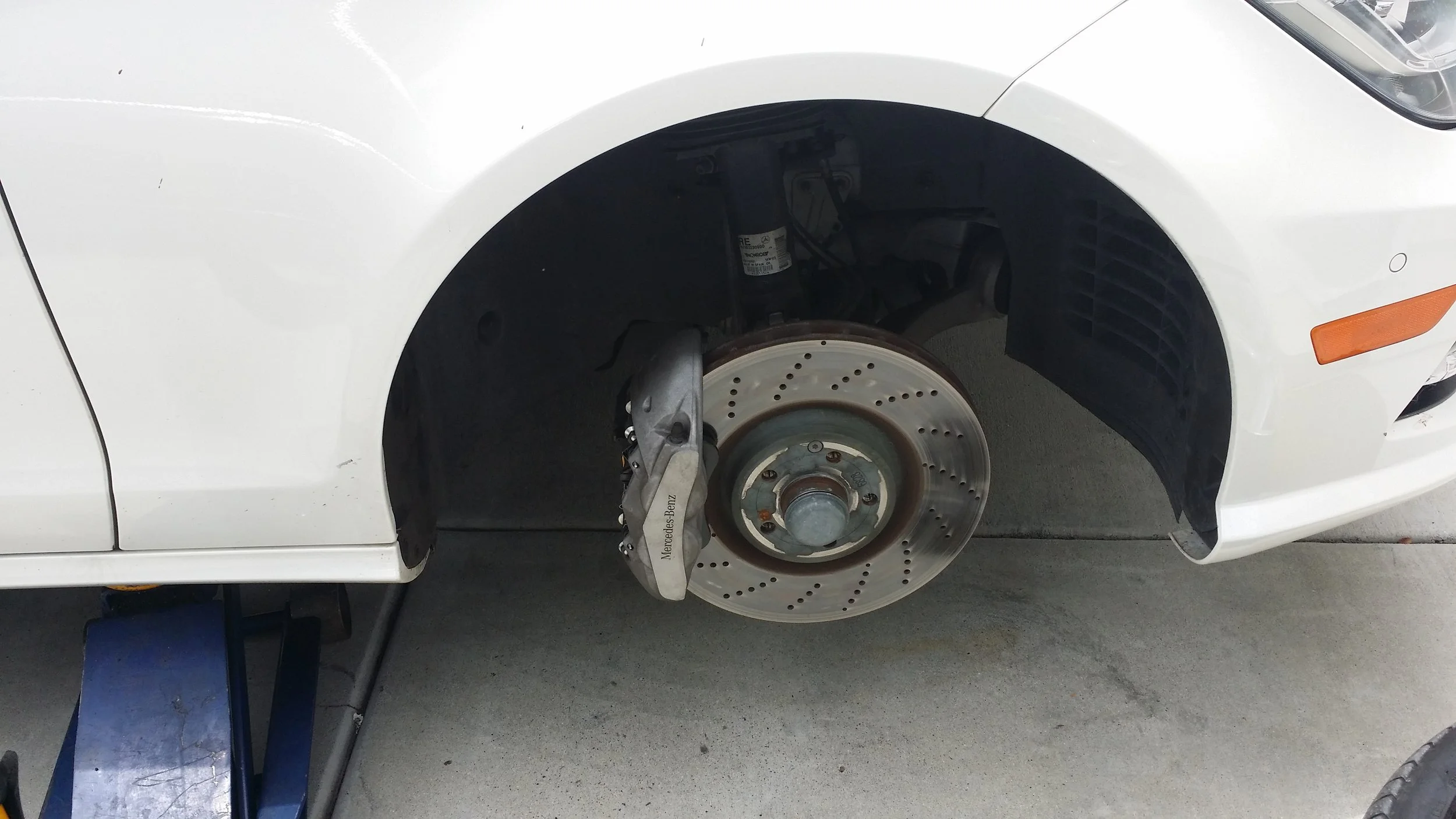 Mercedes Rotors and pads