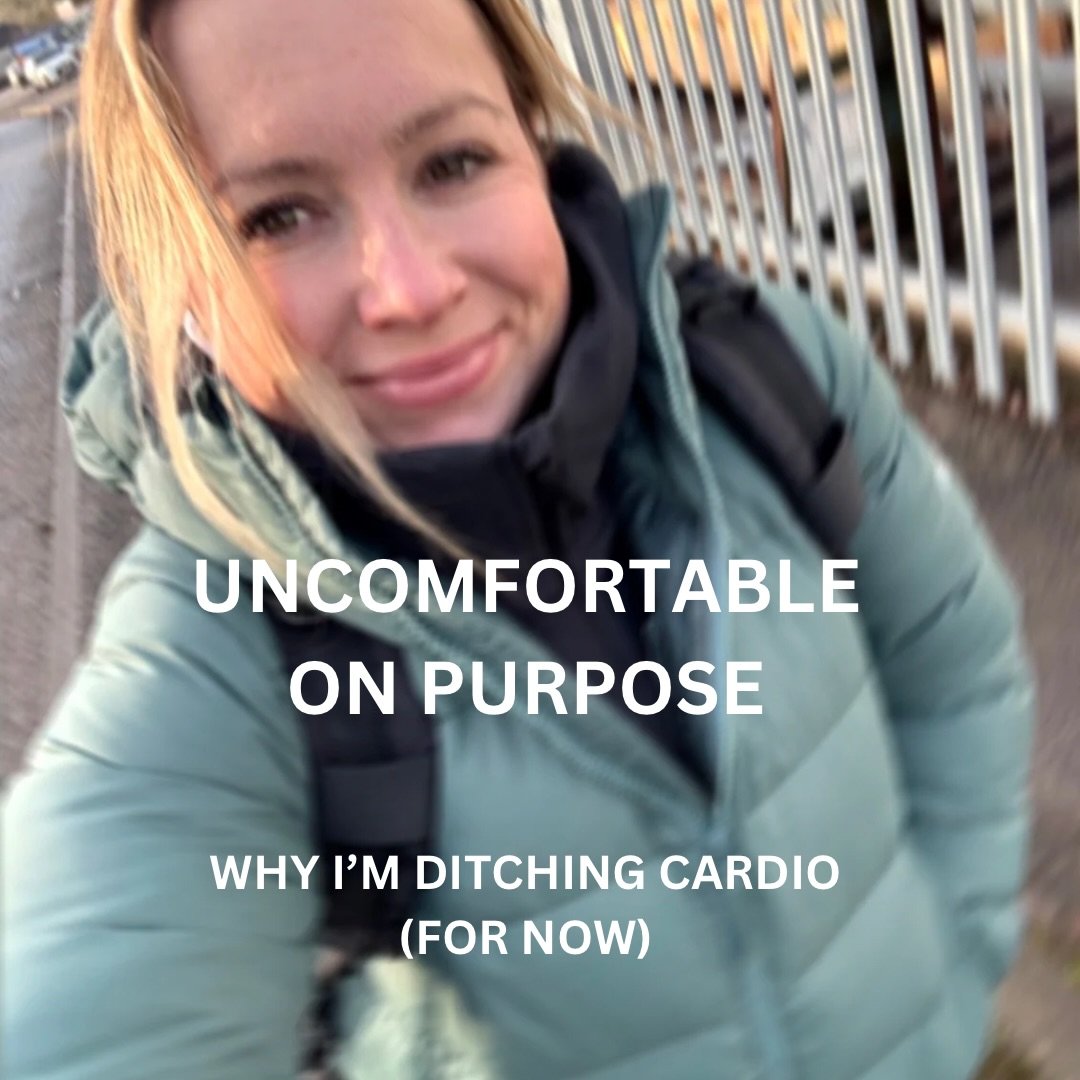 I never thought I&rsquo;d be saying this but I am ditching cardio for now. Not from developing a hatred of it, not from fear it&rsquo;ll kill my gains, we all know my love for cardio BUT I&rsquo;m learning what strategic means, god help me.

2024 was
